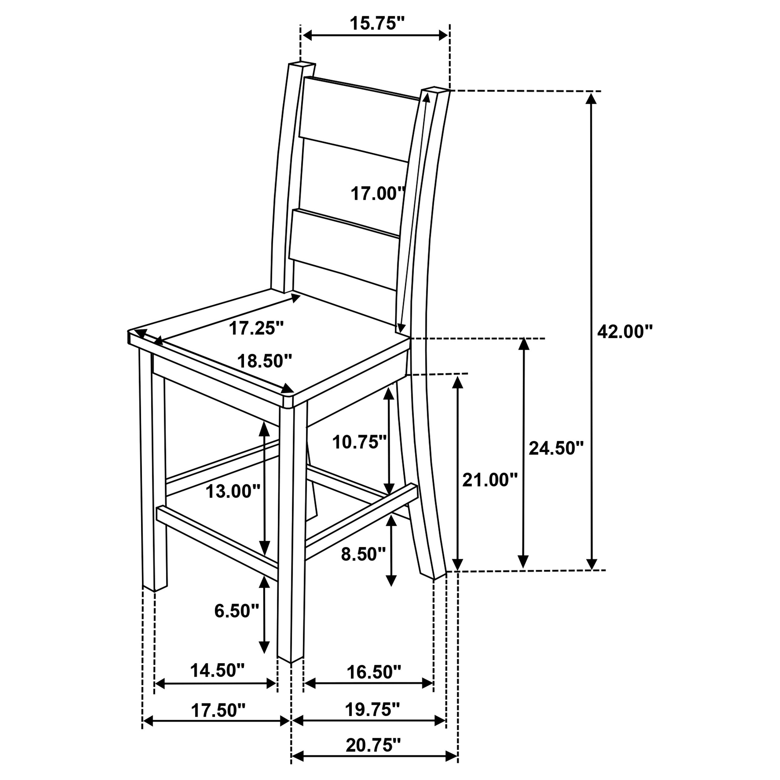 Cardova Counter Chair - Ideal Furniture (Fresno,CA)