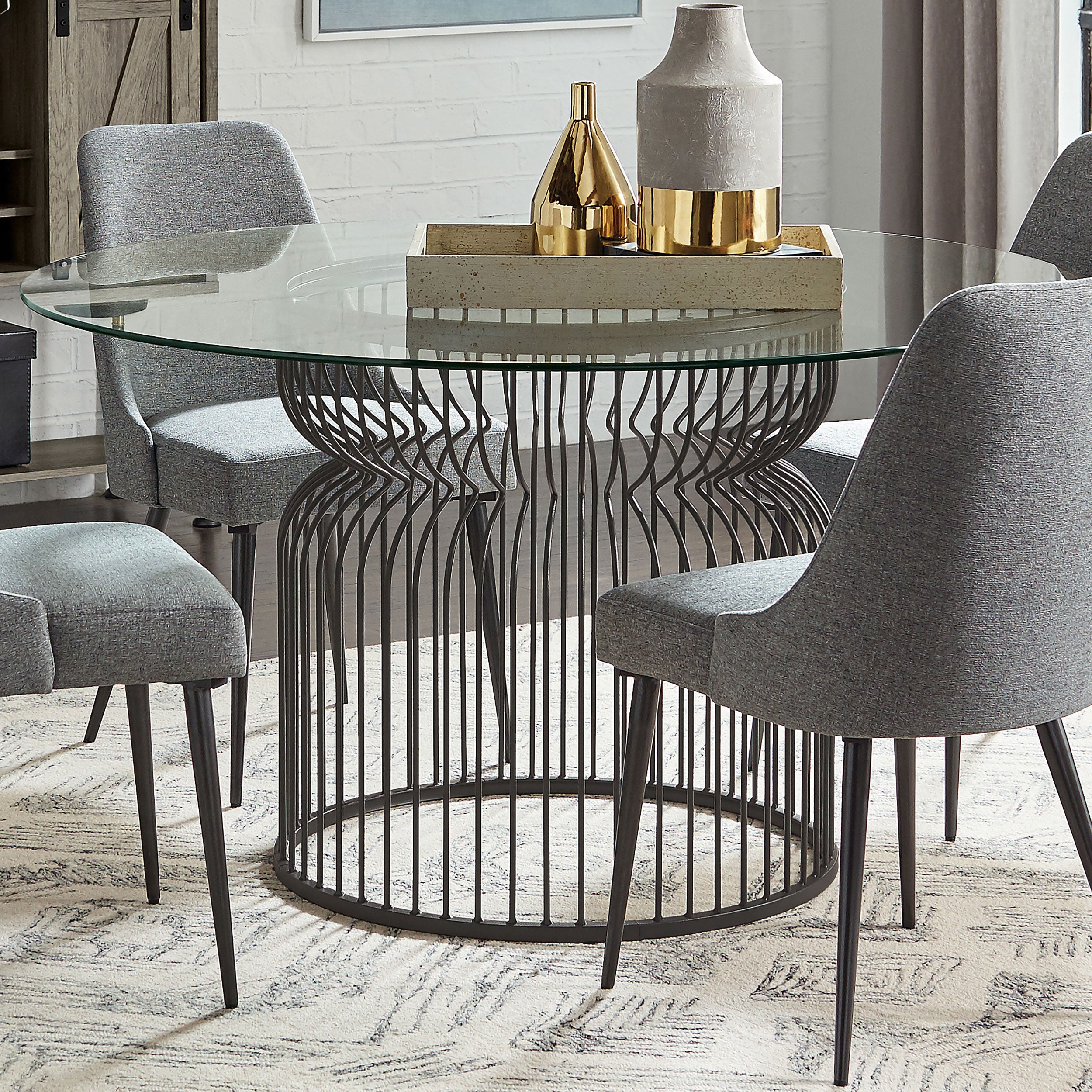 Granvia Dining Table - Ideal Furniture (Fresno,CA)