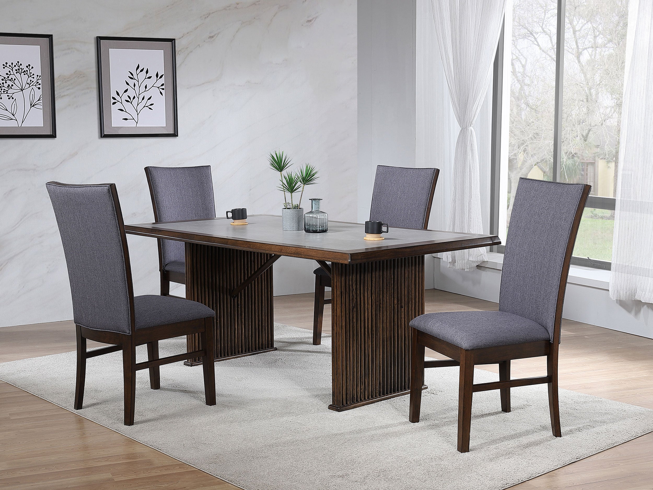 Sherwood Dining Set - Ideal Furniture (Fresno,CA)