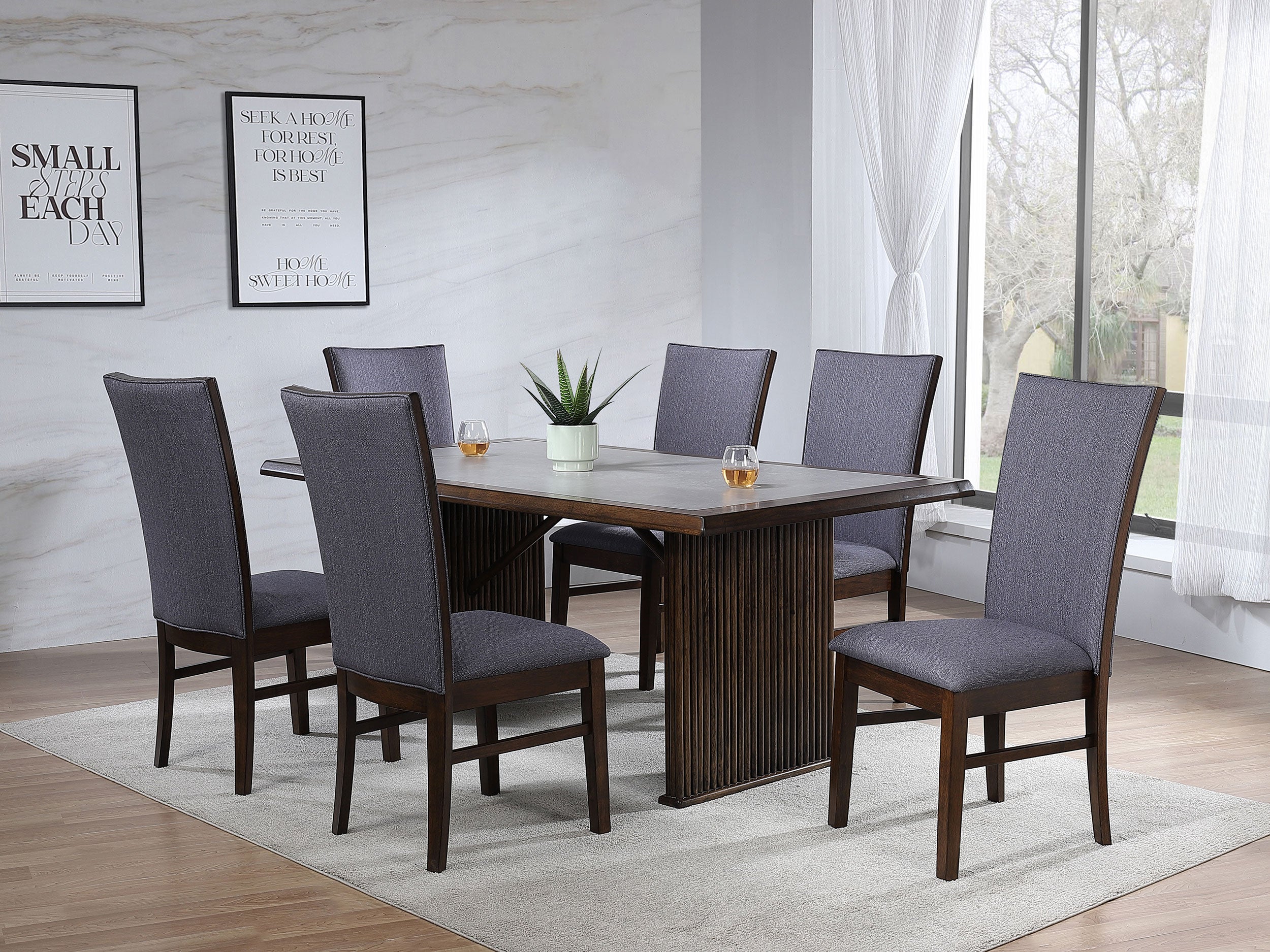 Sherwood Dining Set - Ideal Furniture (Fresno,CA)