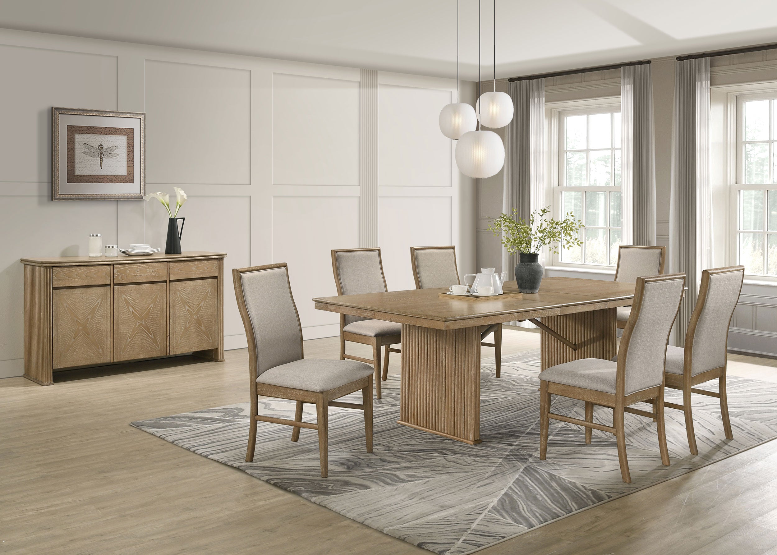 Adina Dining Set - Ideal Furniture (Fresno,CA)