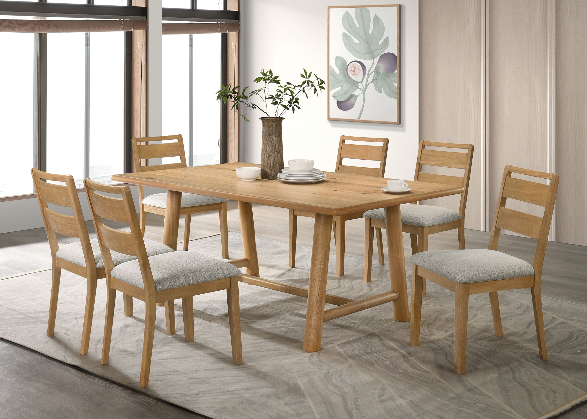 Duncan Dining Set - Ideal Furniture (Fresno,CA)