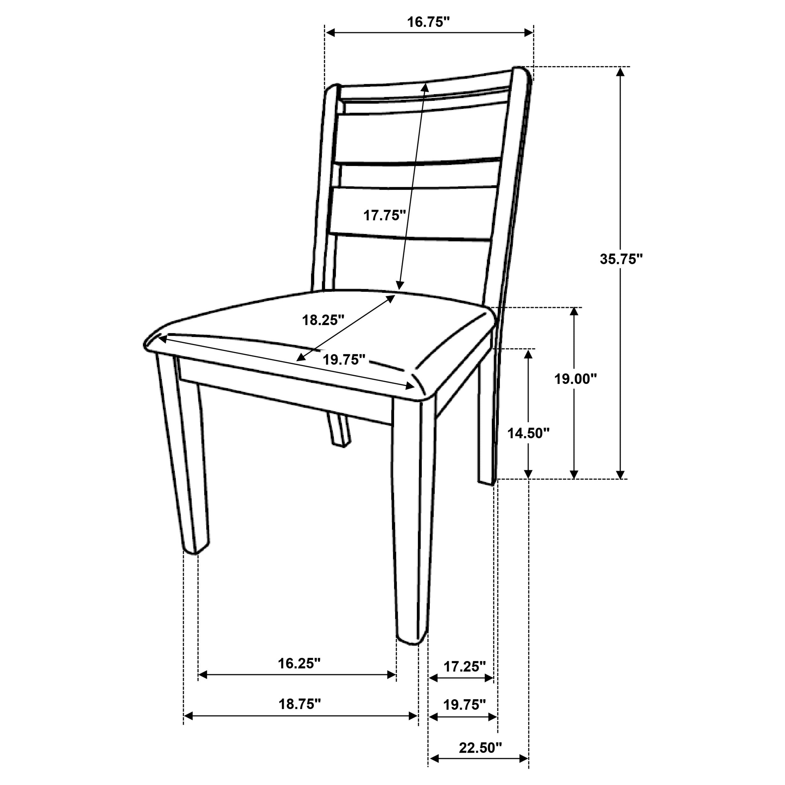 Duncan Dining Side Chair - Ideal Furniture (Fresno,CA)