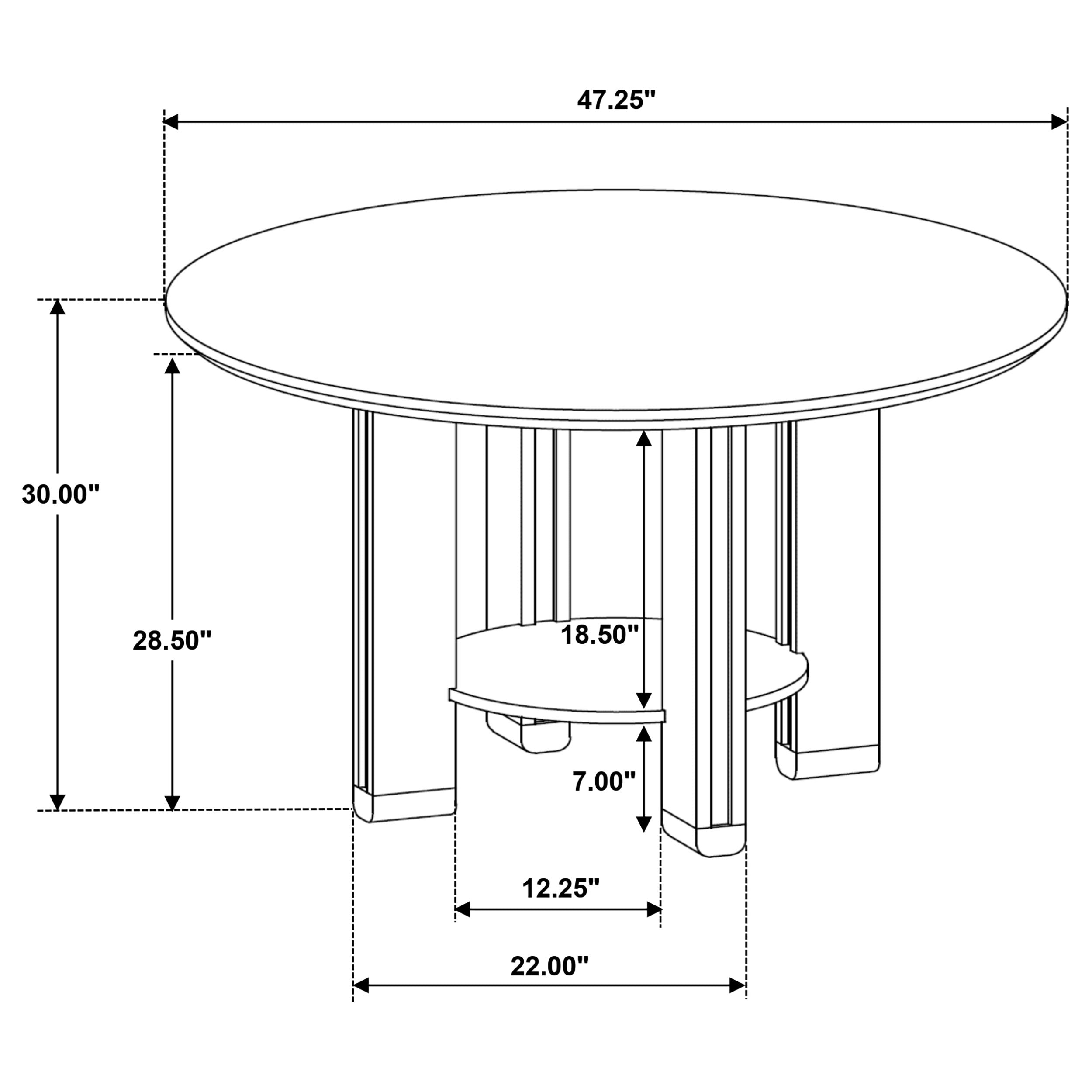 Ottowa Dining Table - Ideal Furniture (Fresno,CA)
