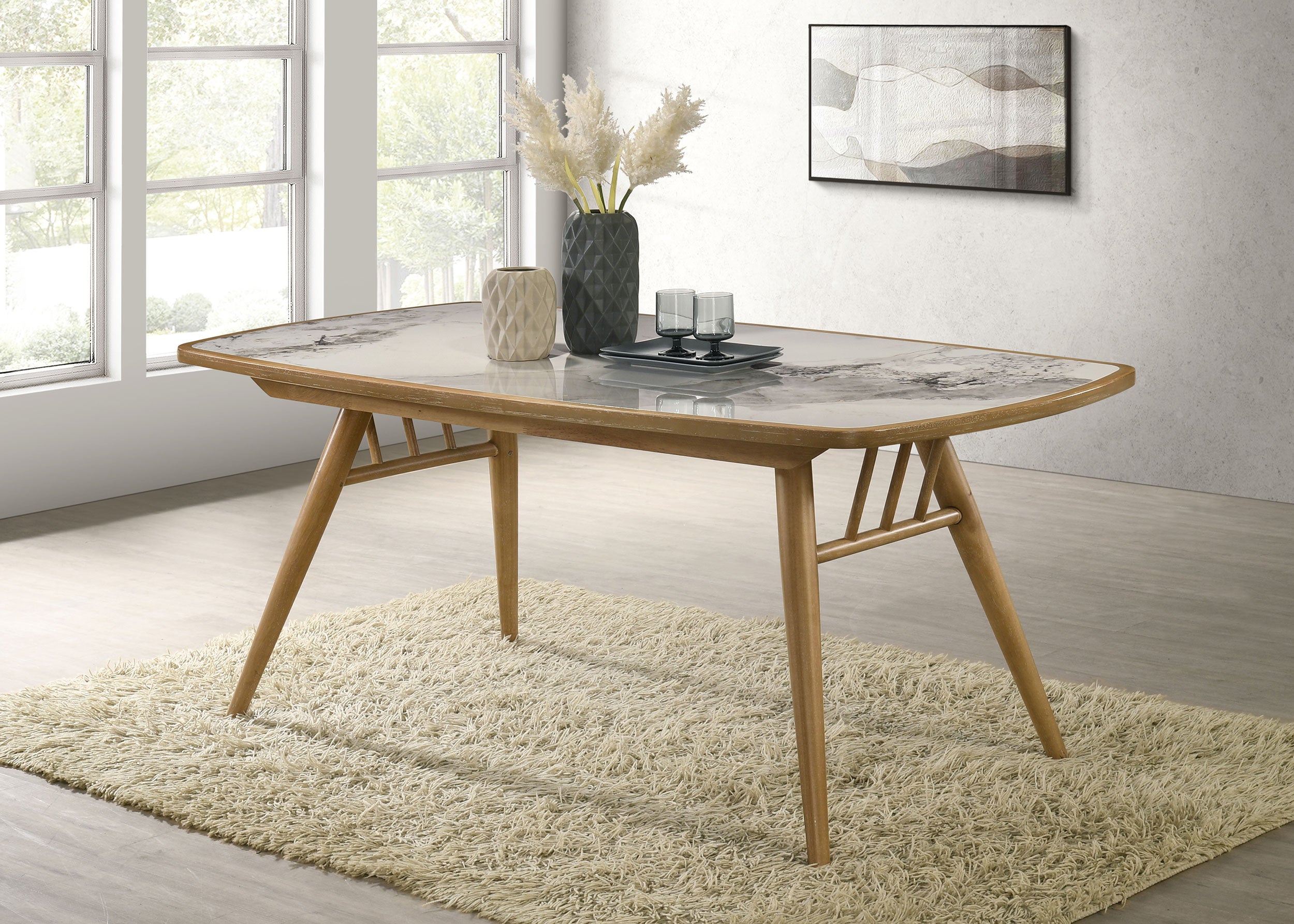Croyden Dining Table - Ideal Furniture (Fresno,CA)