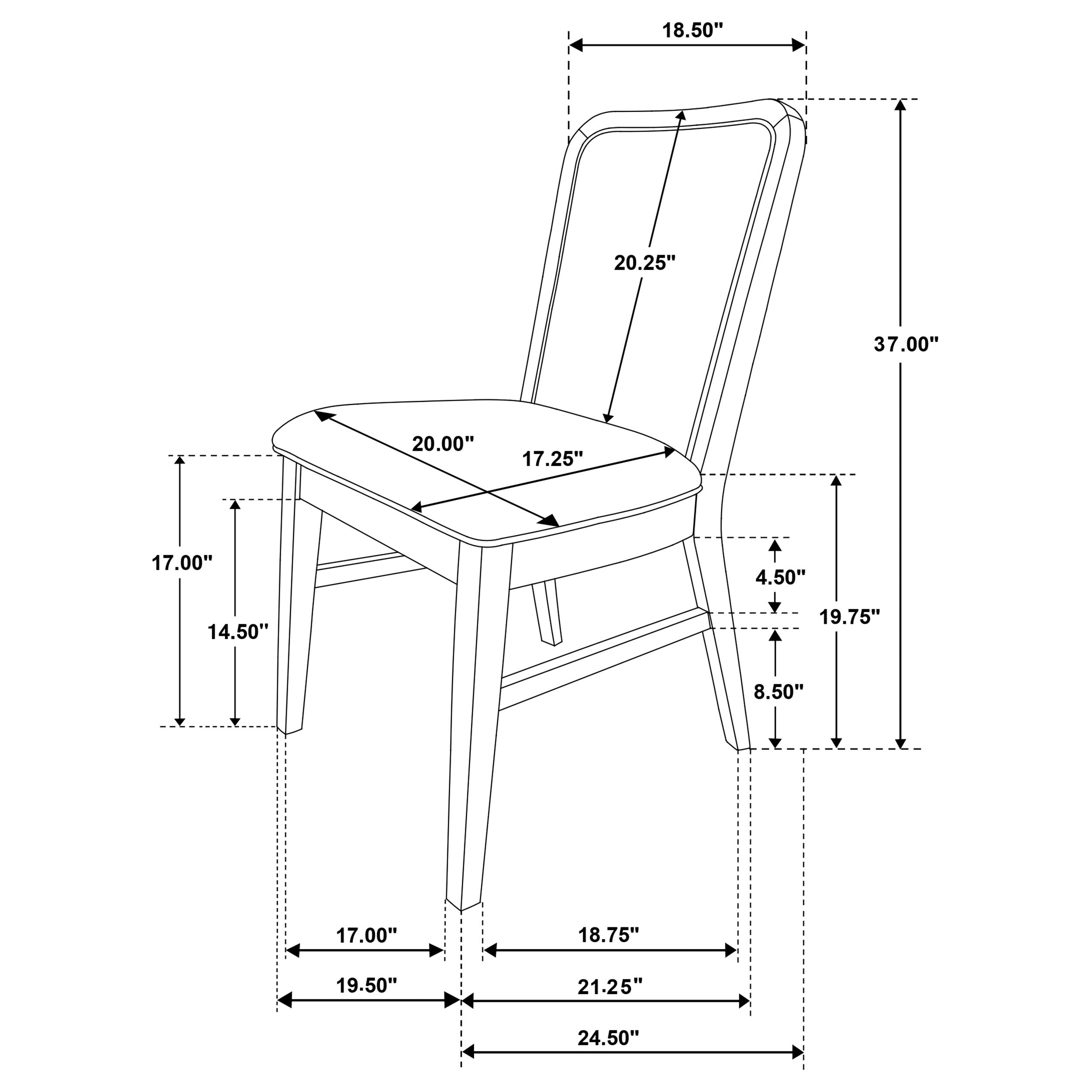 Croyden Dining Side Chair - Ideal Furniture (Fresno,CA)