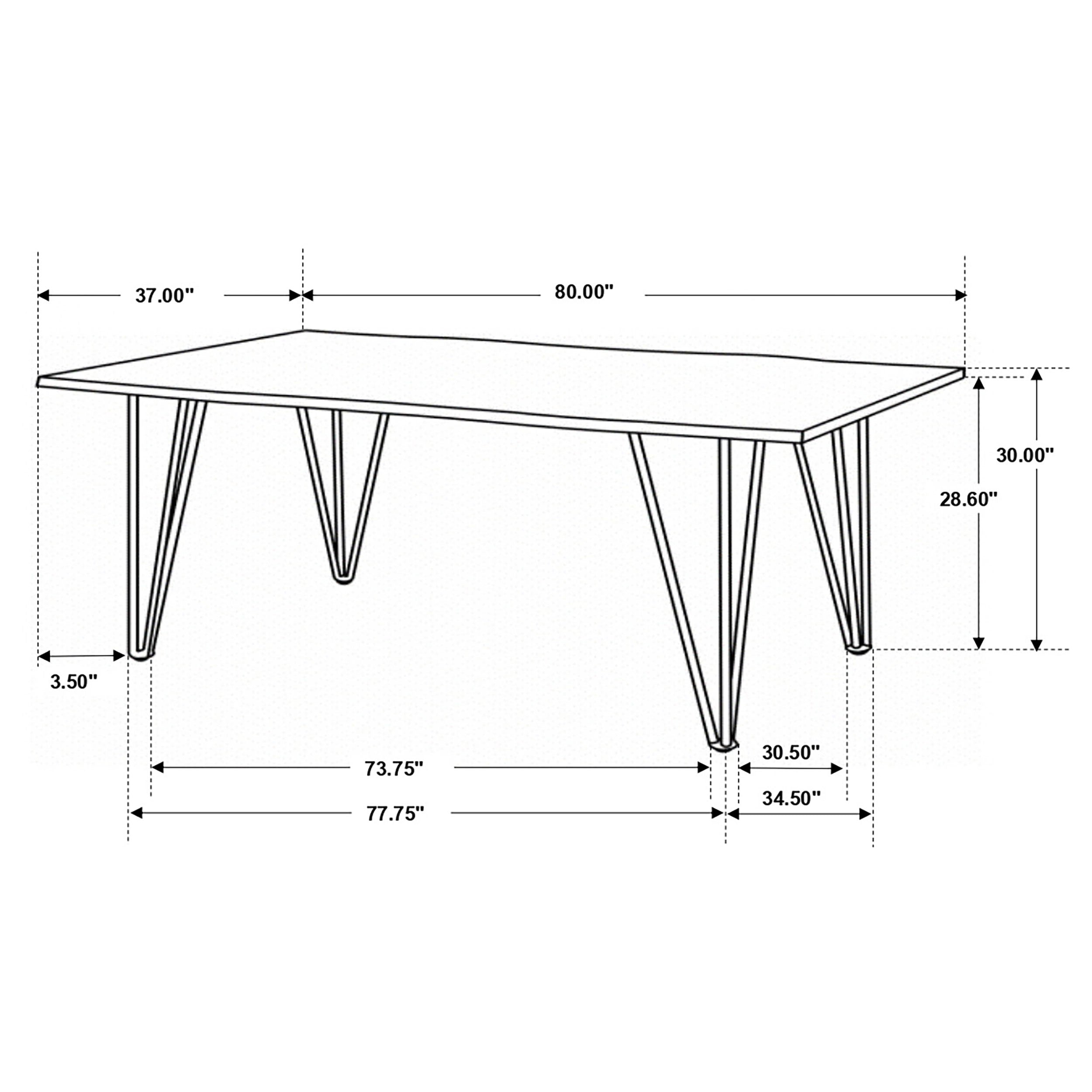 Neve Dining Table - Ideal Furniture (Fresno,CA)