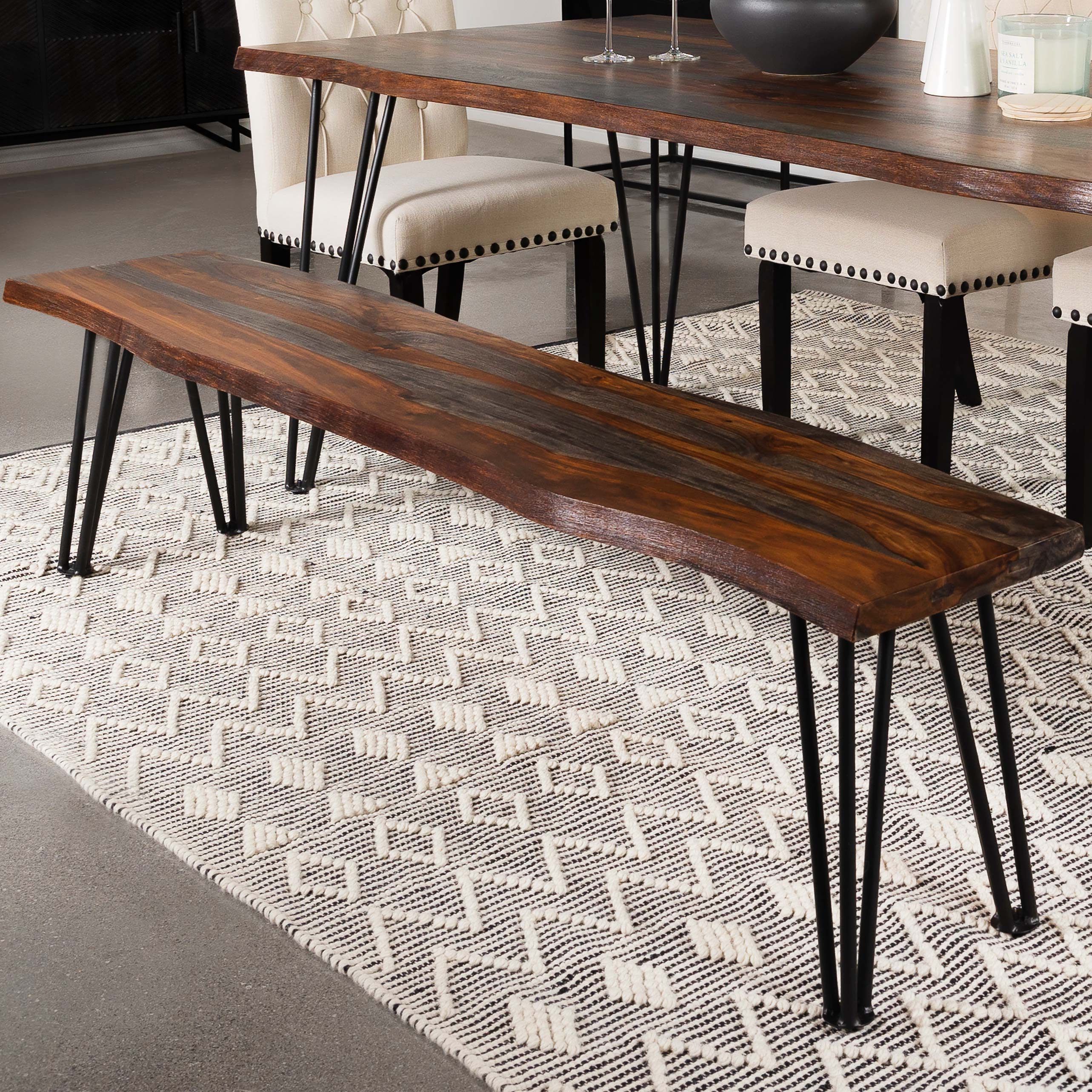 Neve Dining Bench - Ideal Furniture (Fresno,CA)