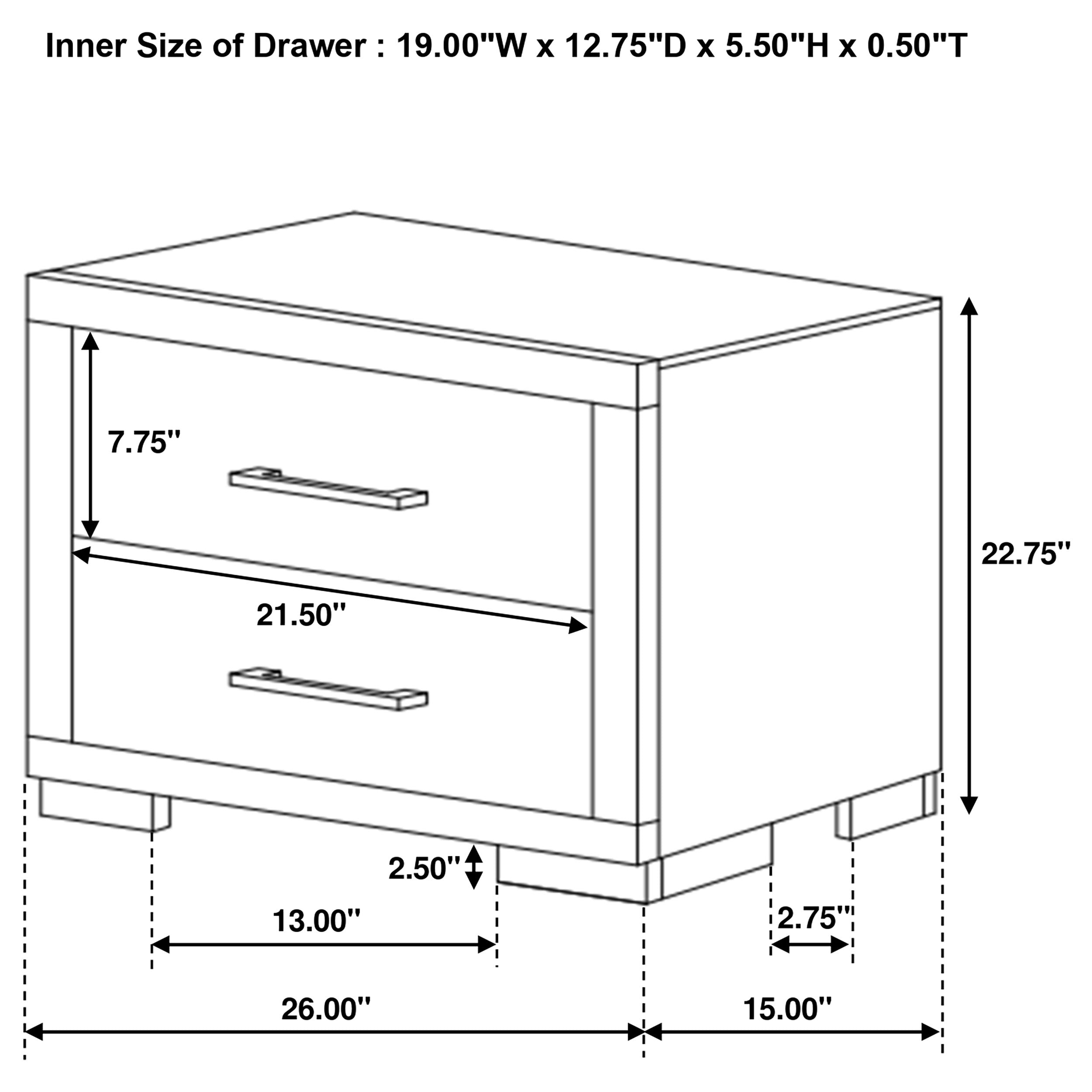 Jessica Bedroom Set - Ideal Furniture (Fresno,CA)