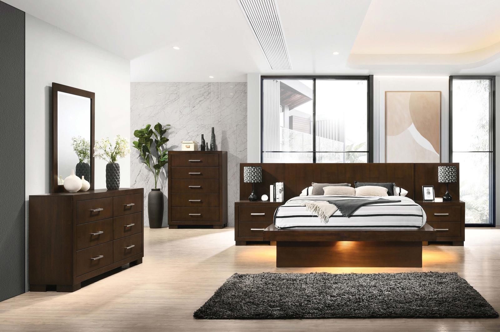 Jessica Minimalistic Platform Bedroom Set - Ideal Furniture (Fresno,CA)