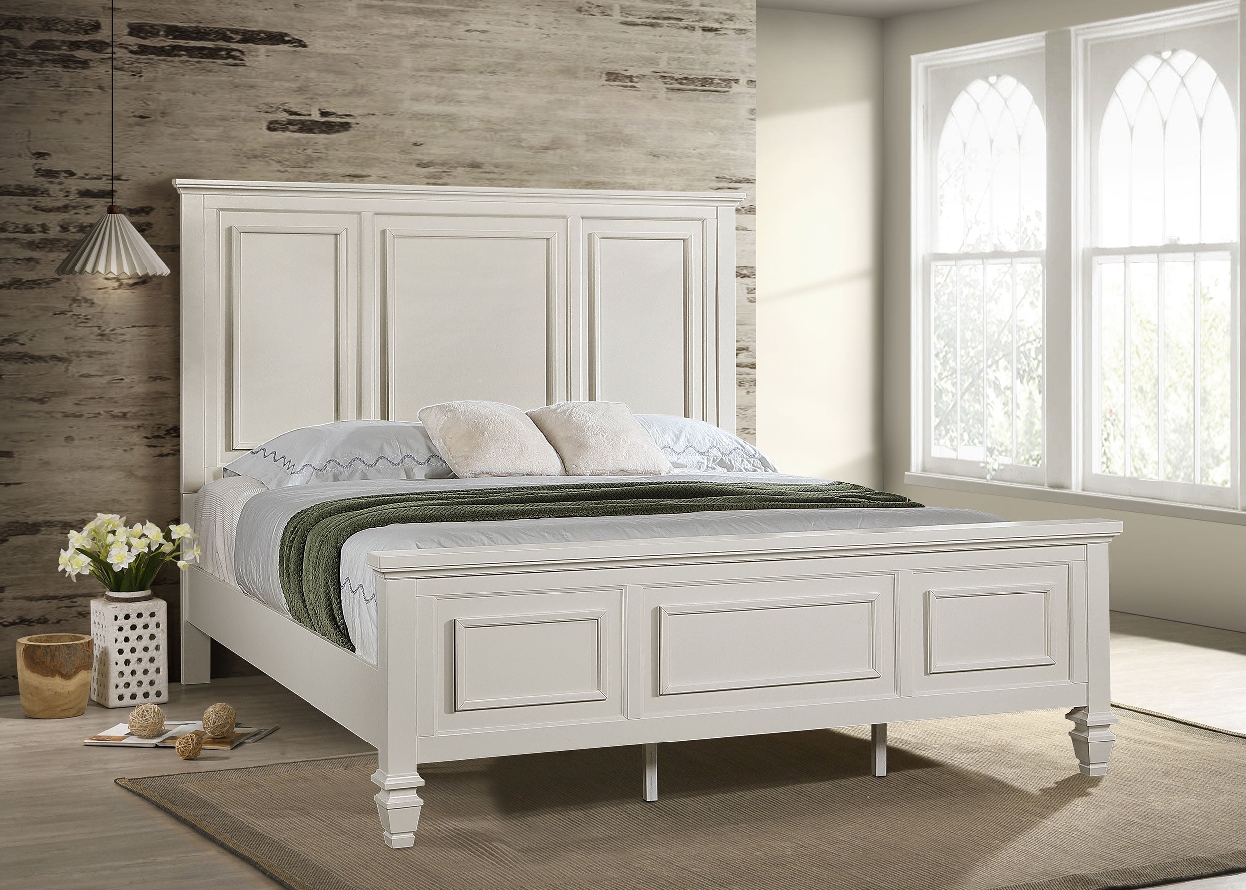 Sandy Beach Panel Bed - Ideal Furniture (Fresno,CA)