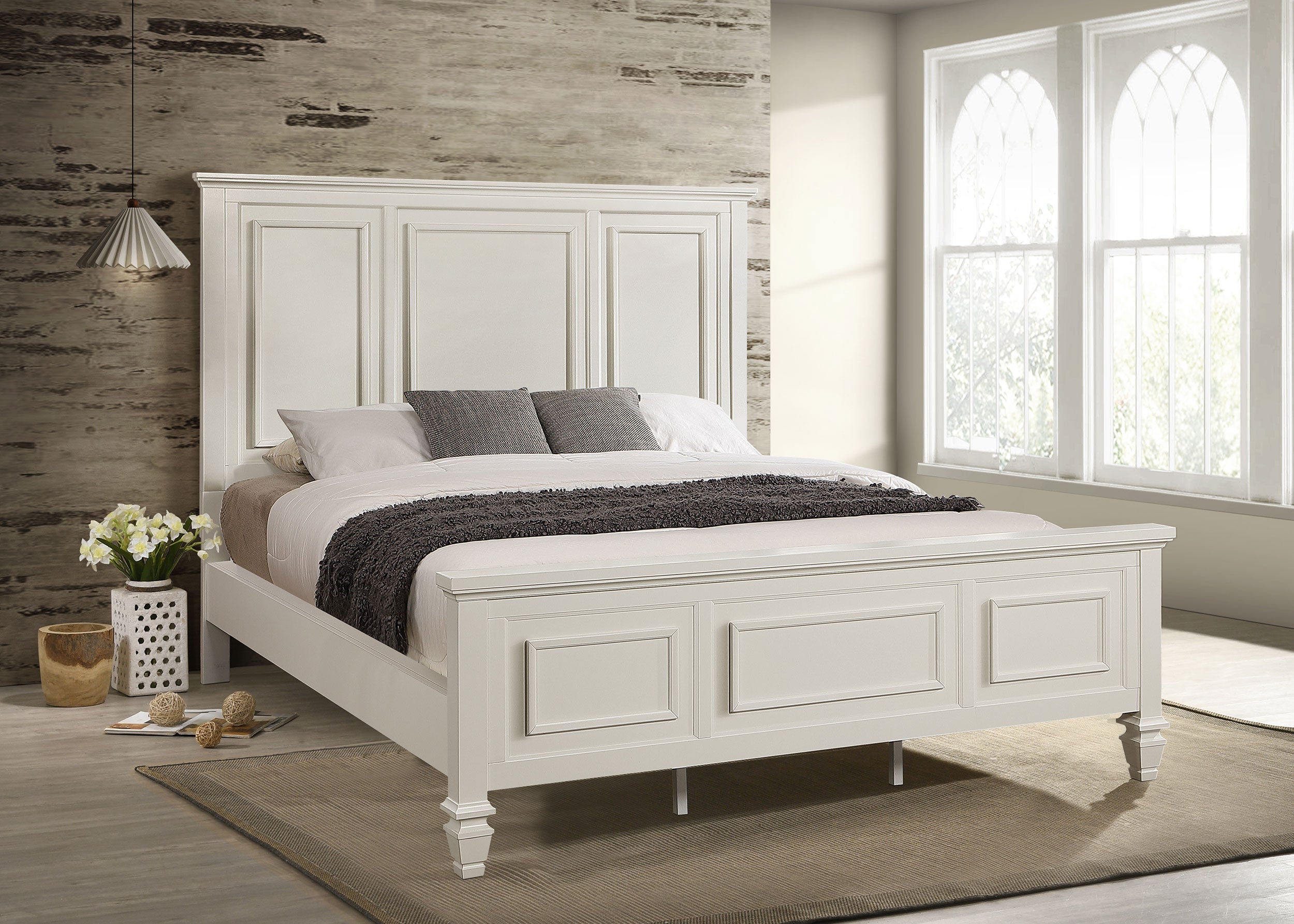 Sandy Beach Panel Bed - Ideal Furniture (Fresno,CA)