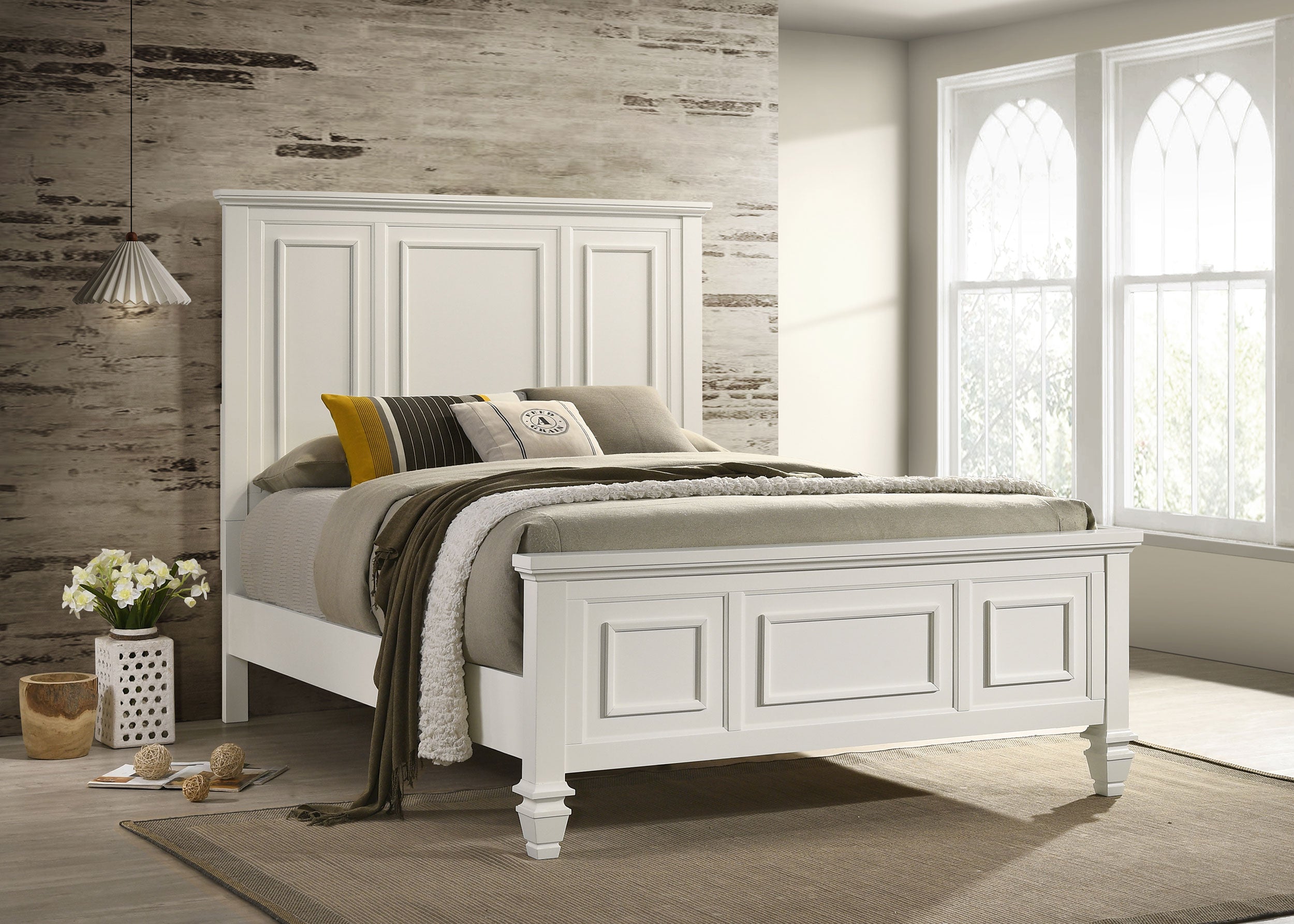 Sandy Beach Panel Bed - Ideal Furniture (Fresno,CA)