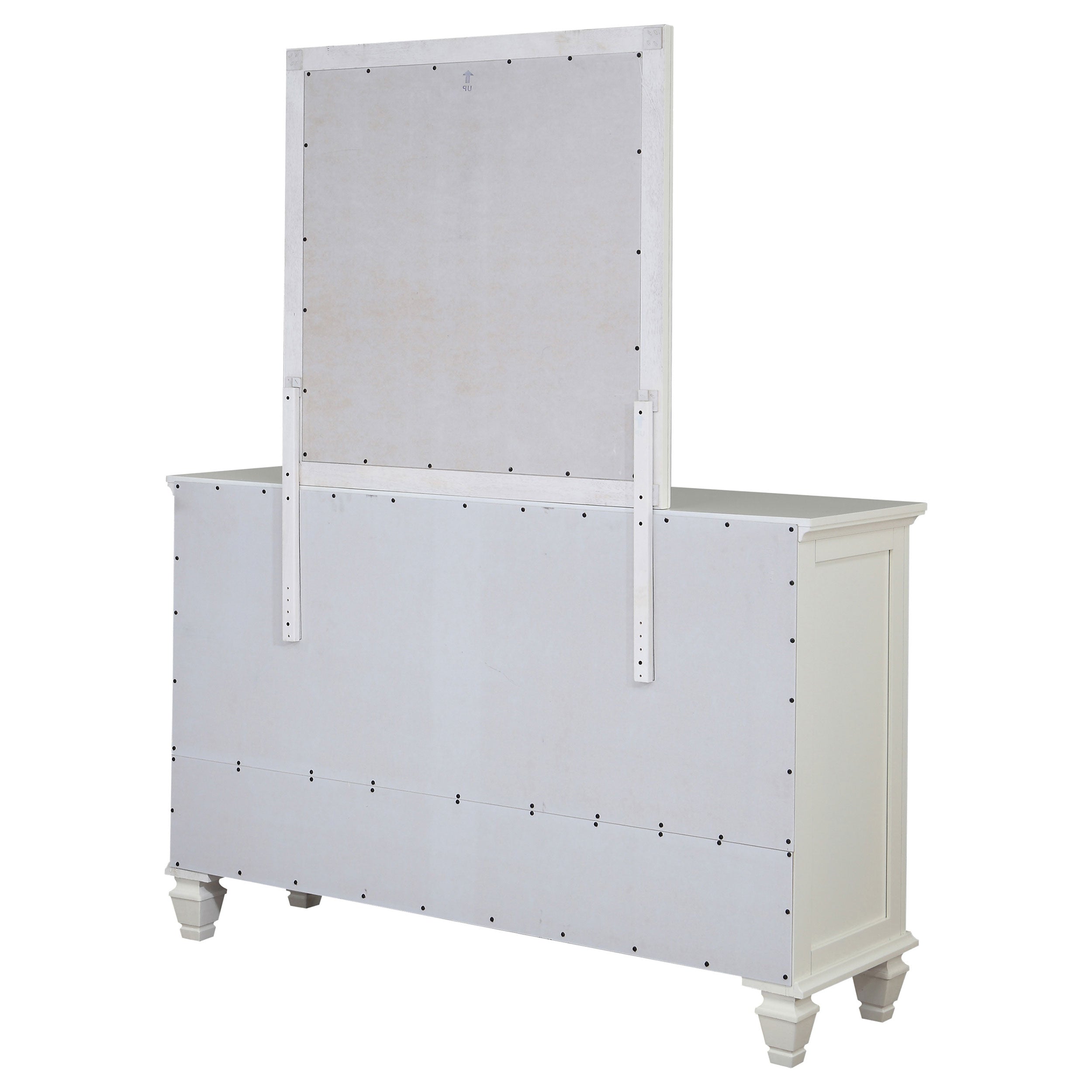 Sandy Beach Dresser with Mirror - Ideal Furniture (Fresno,CA)