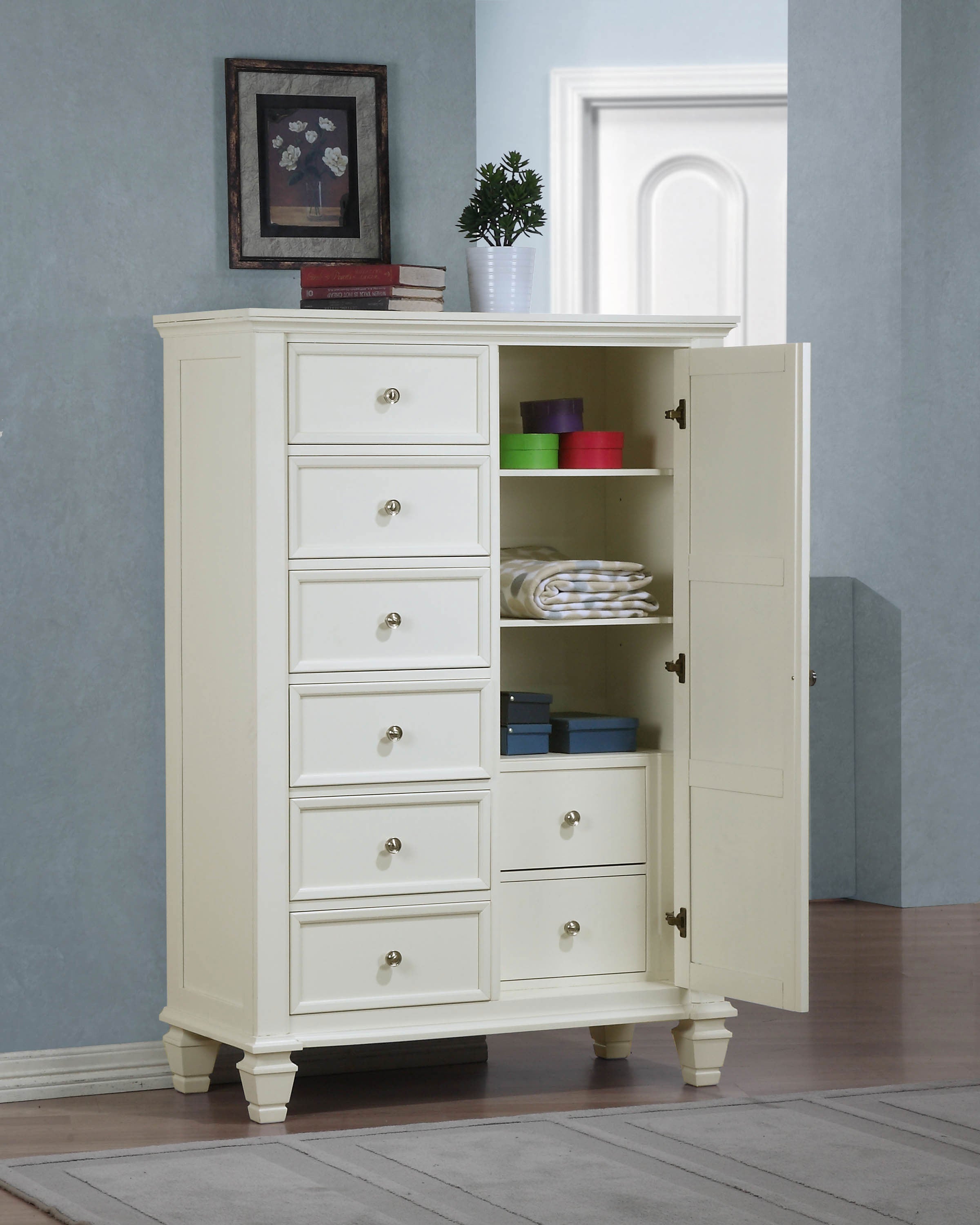 Sandy Beach Door Chest - Ideal Furniture (Fresno,CA)