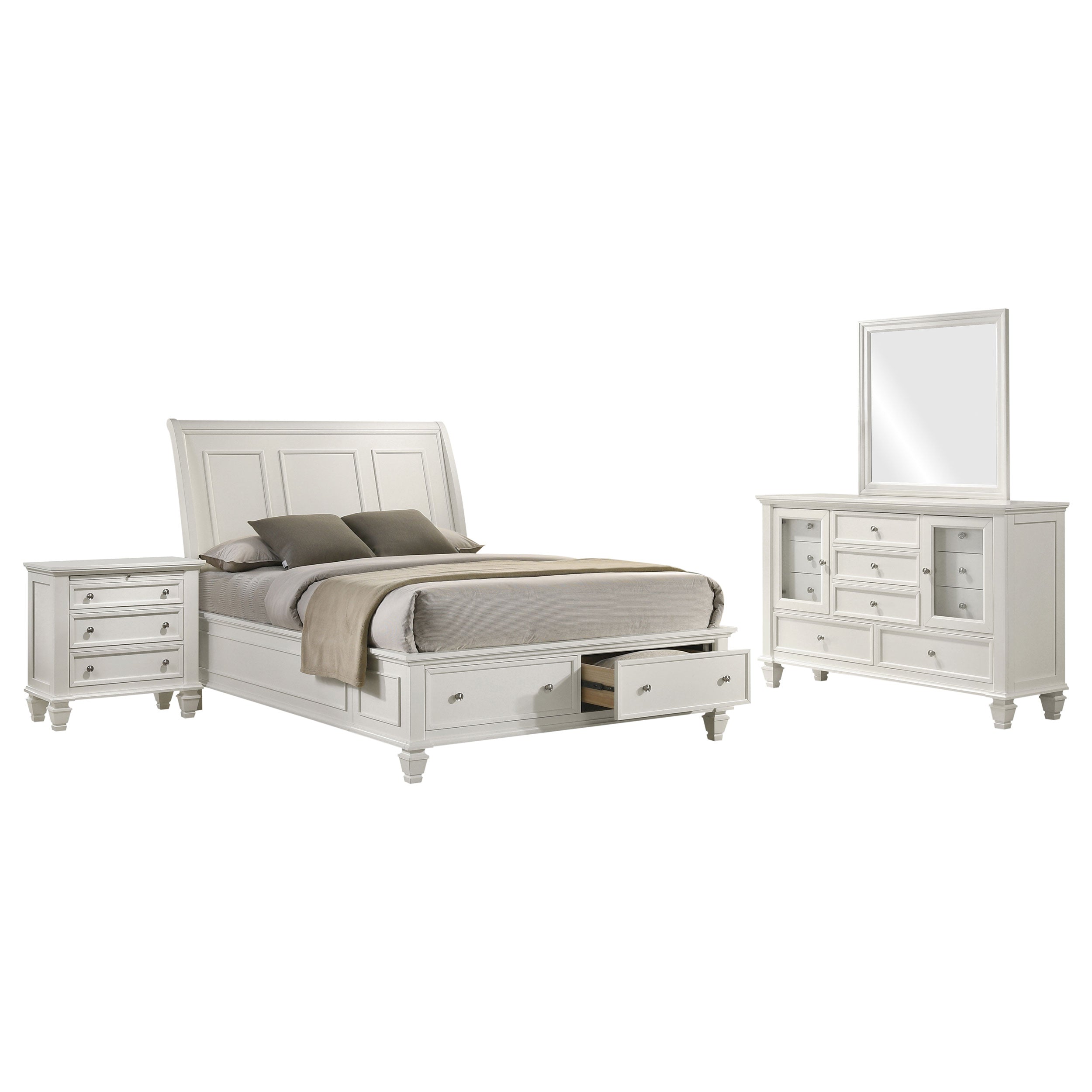 Sandy Beach Bedroom Set - Ideal Furniture (Fresno,CA)