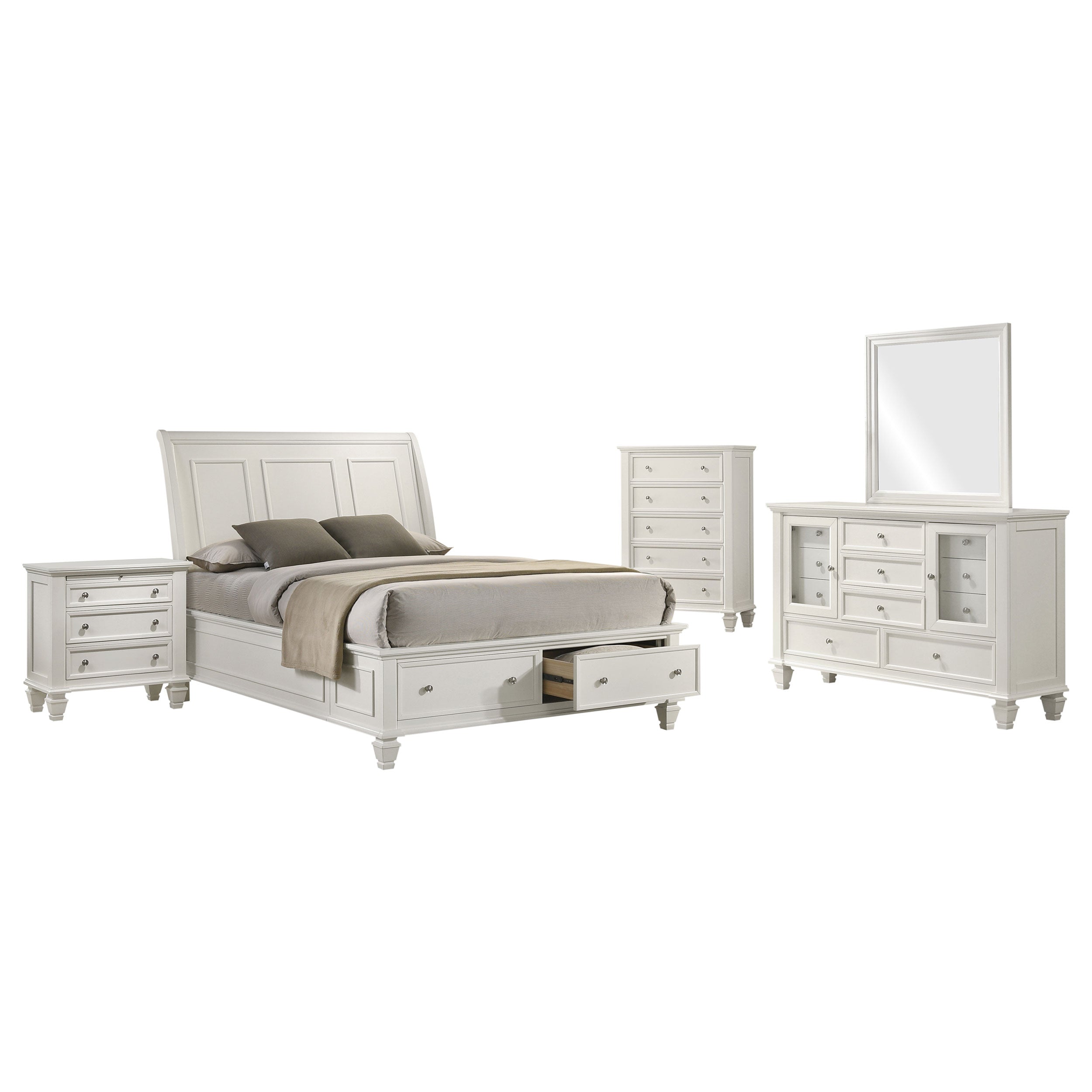 Sandy Beach Bedroom Set - Ideal Furniture (Fresno,CA)