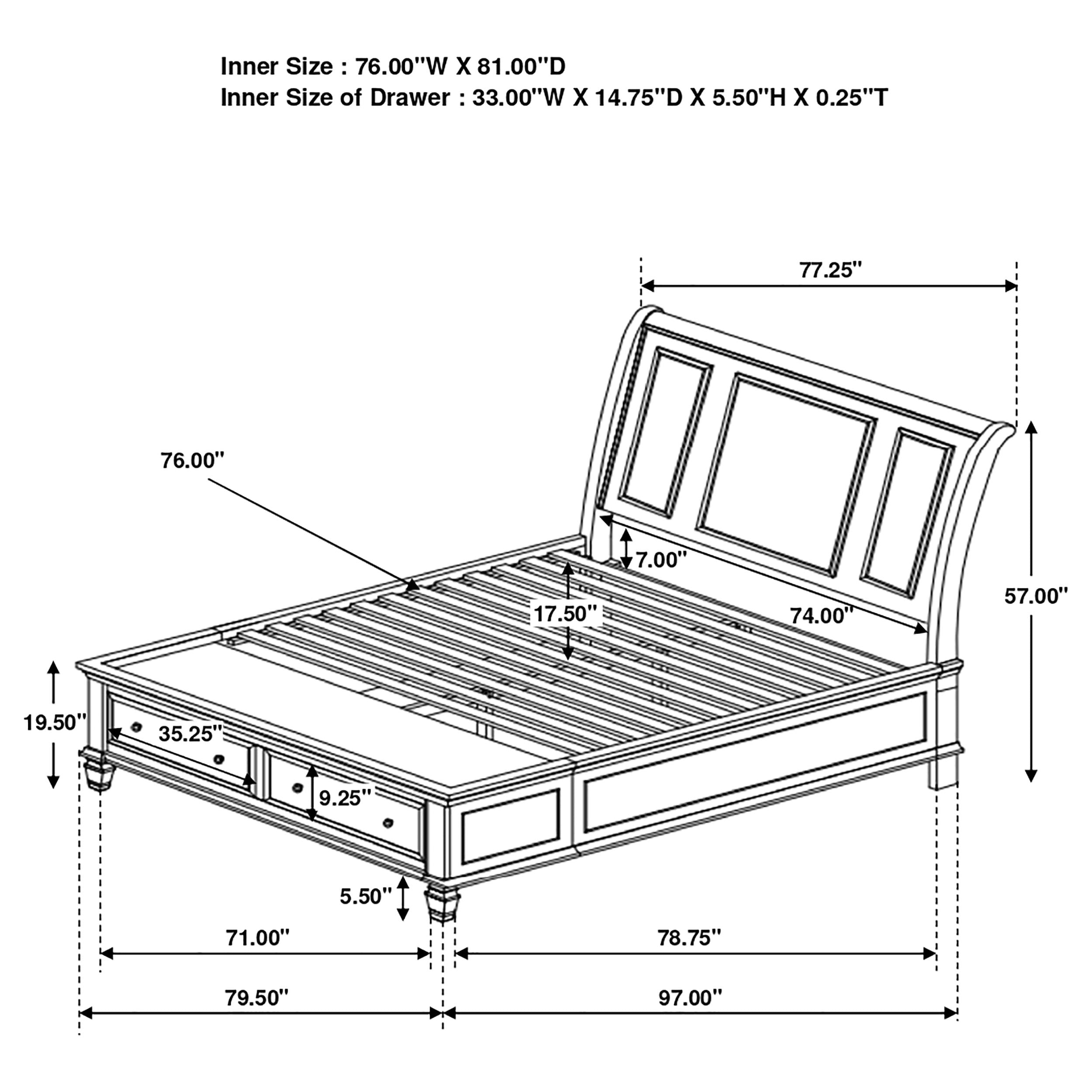 Sandy Beach Bedroom Set - Ideal Furniture (Fresno,CA)