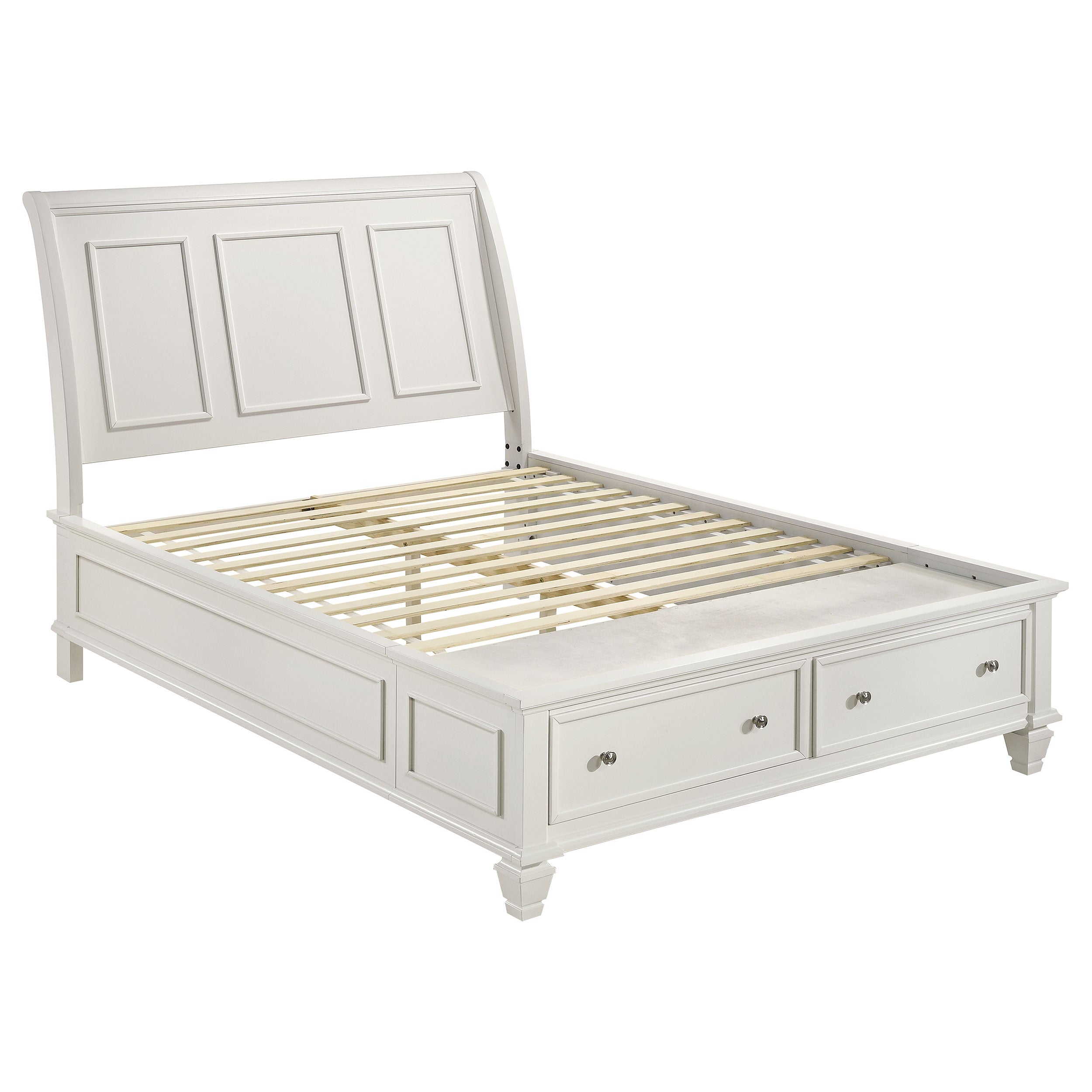Sandy Beach Panel Platform Storage Bed - Ideal Furniture (Fresno,CA)