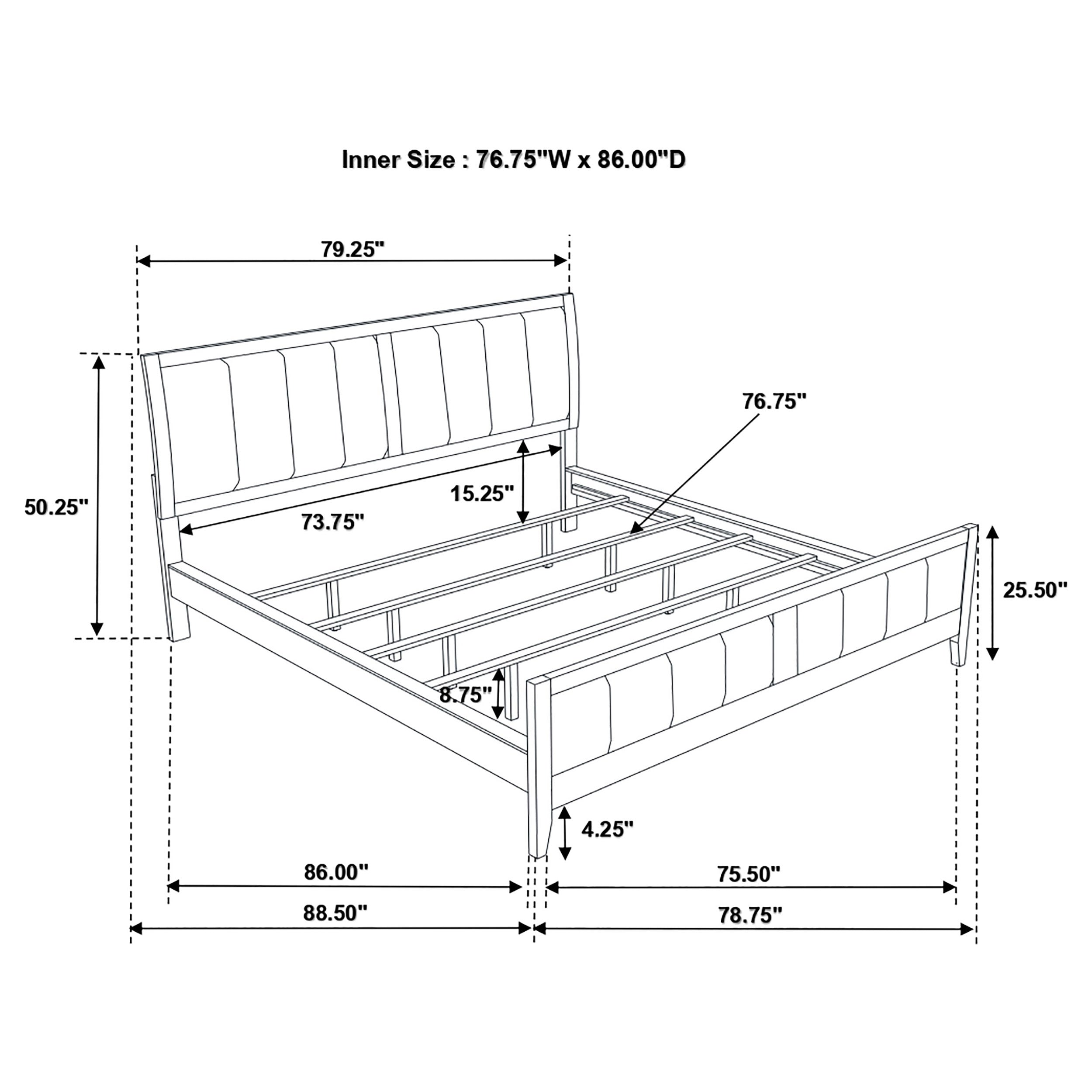 Carlton Panel Bed - Ideal Furniture (Fresno,CA)