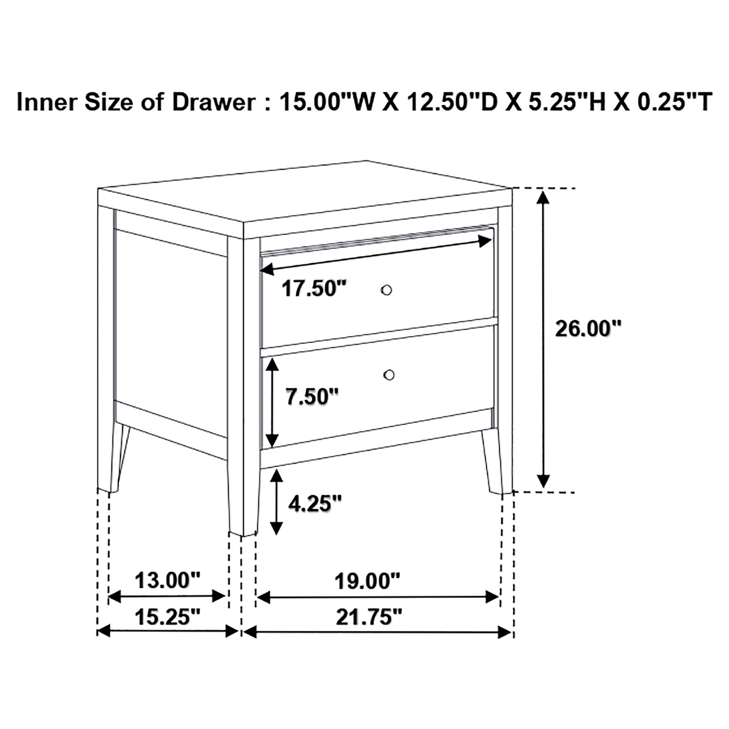 Carlton Nightstand - Ideal Furniture (Fresno,CA)