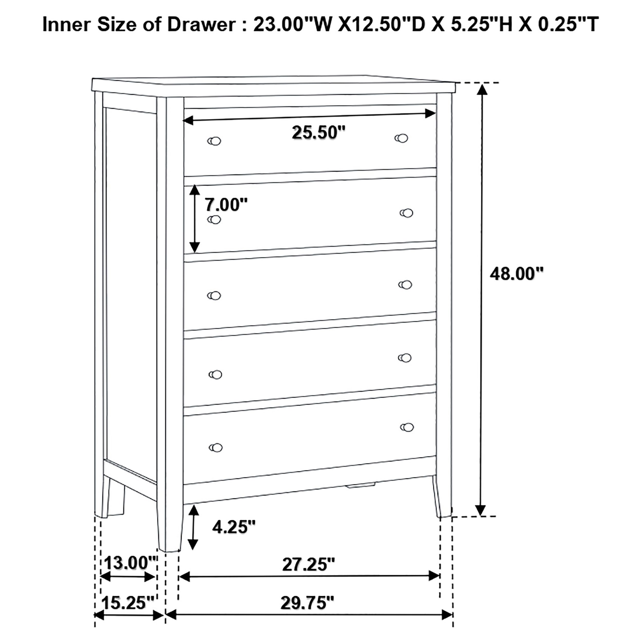 Carlton Chest of Drawers - Ideal Furniture (Fresno,CA)
