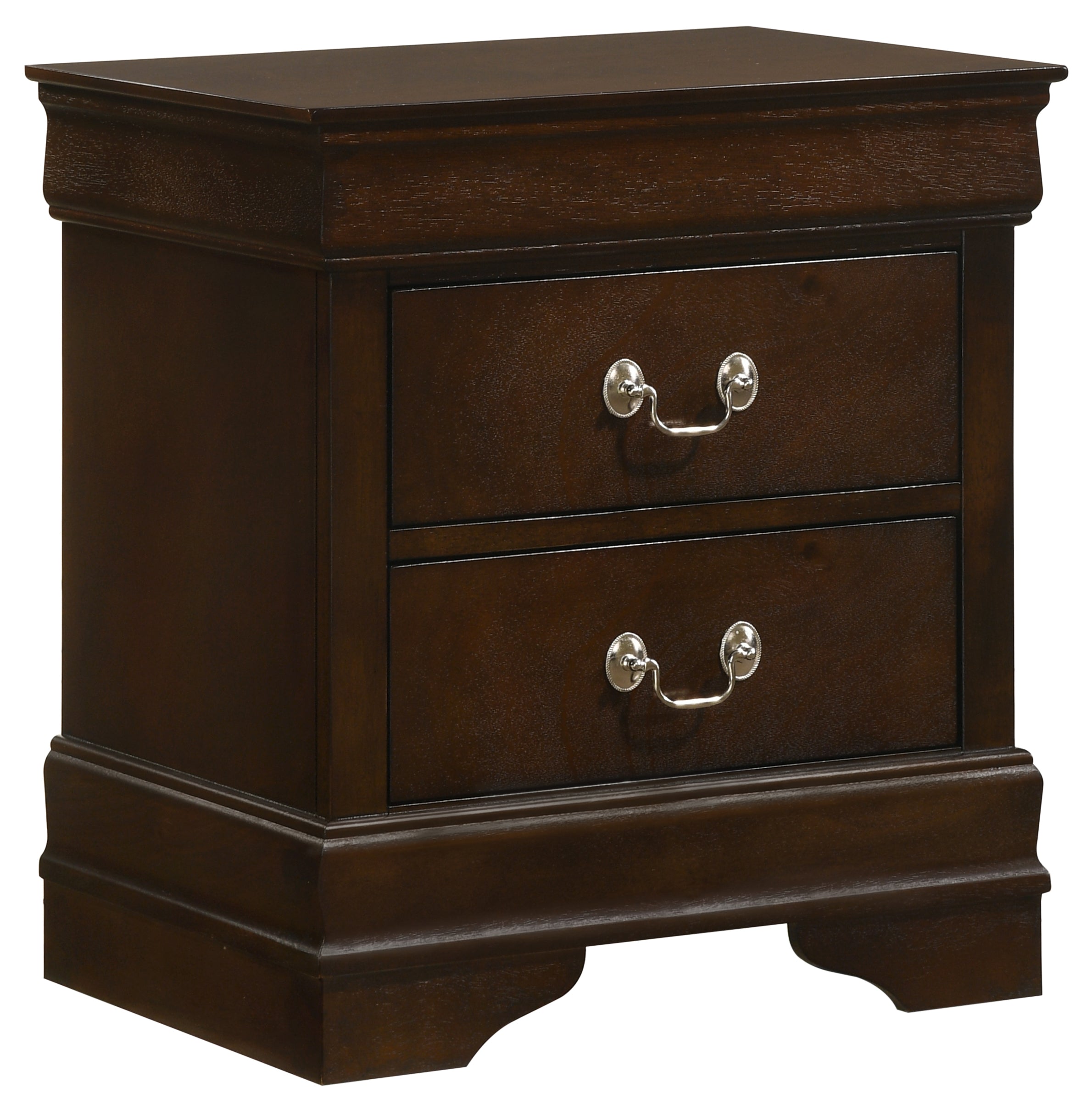Louis Philippe Bedroom Set - Ideal Furniture (Fresno,CA)