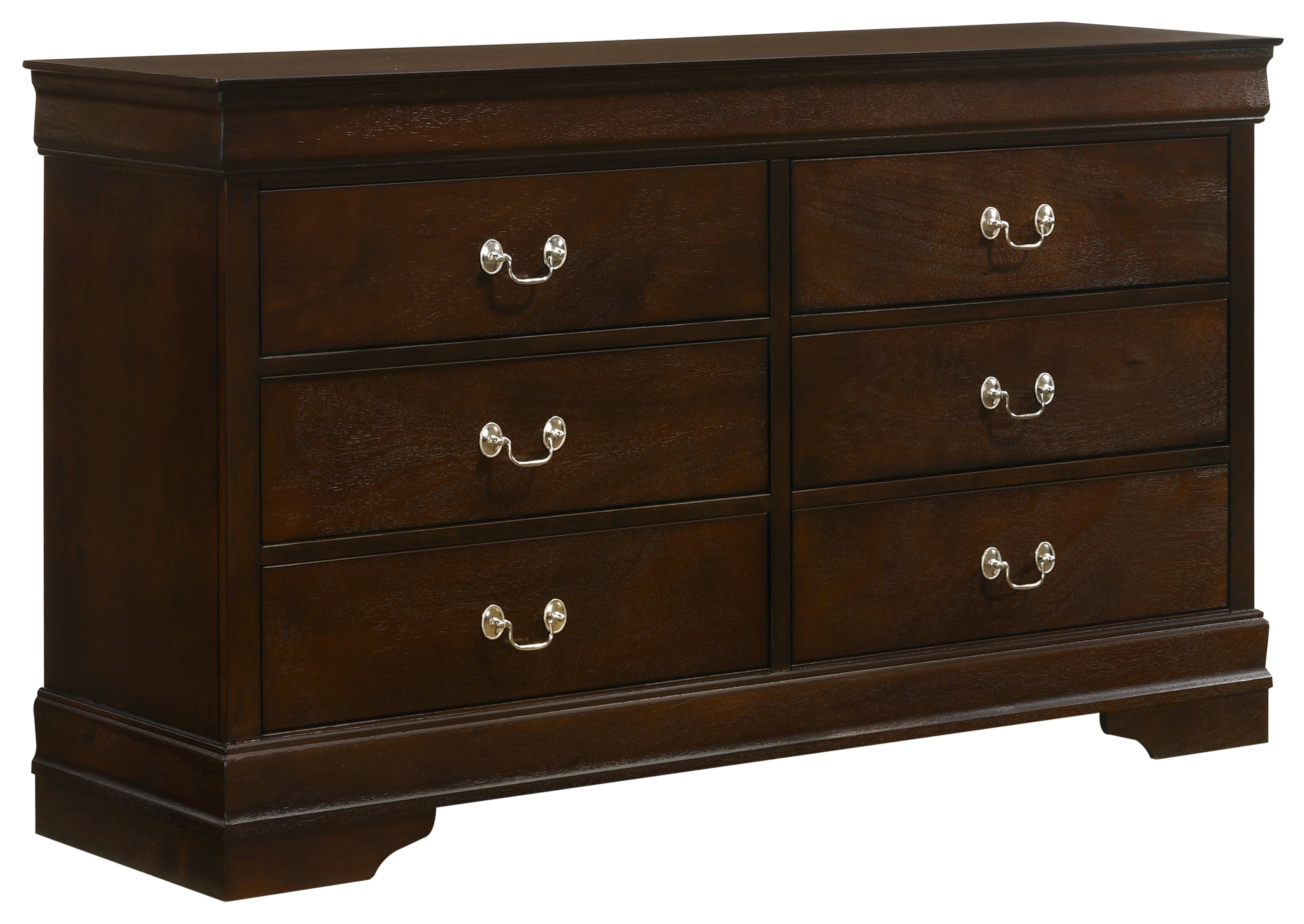Louis Philippe Bedroom Set - Ideal Furniture (Fresno,CA)