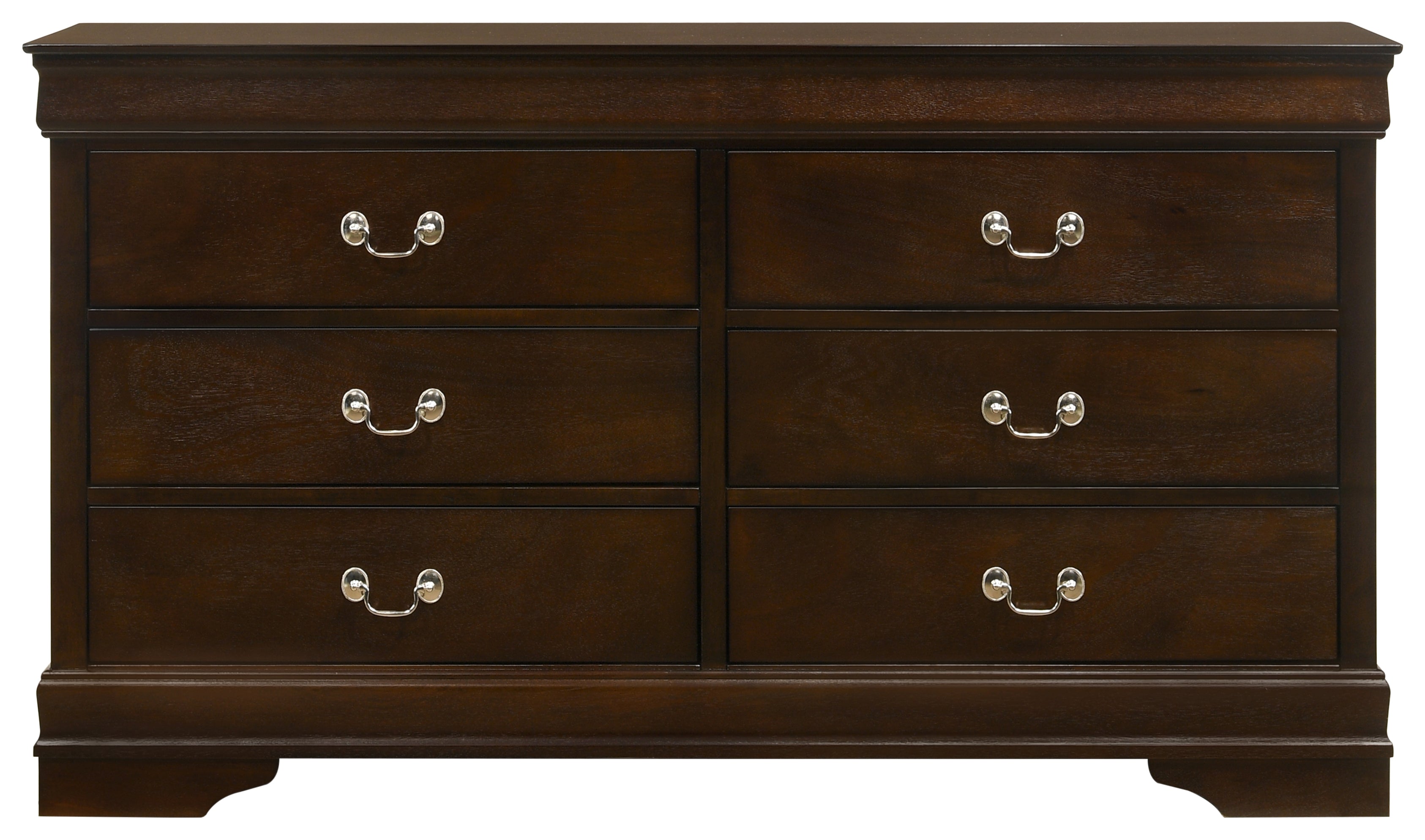 Louis Philippe Bedroom Set - Ideal Furniture (Fresno,CA)