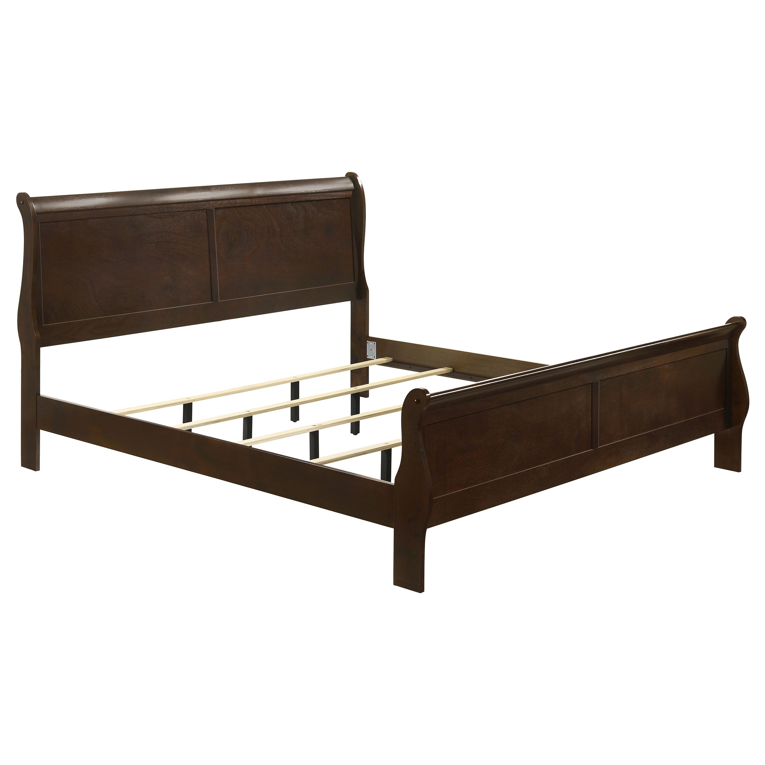 Louis Philippe Bedroom Set - Ideal Furniture (Fresno,CA)