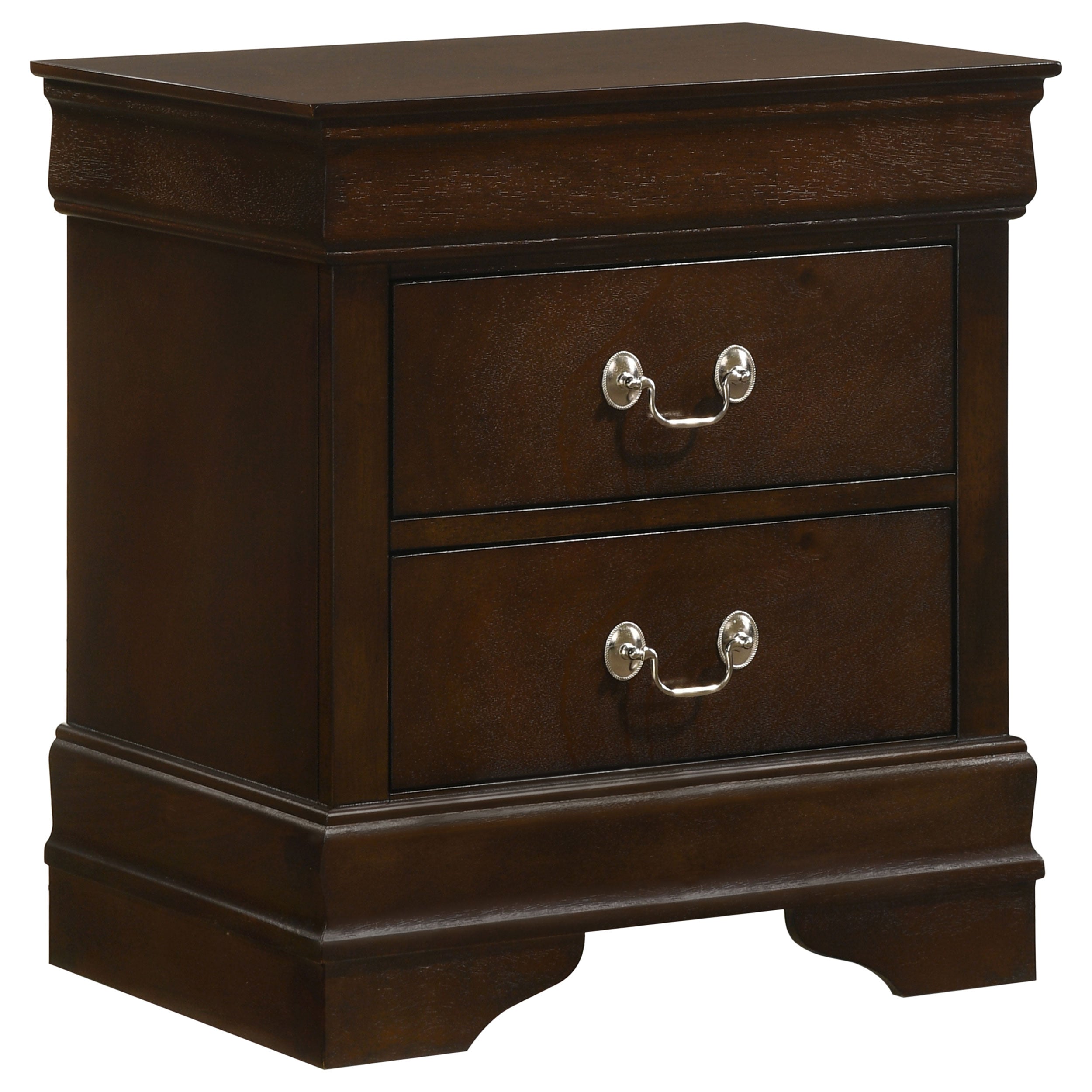 Louis Philippe Bedroom Set - Ideal Furniture (Fresno,CA)