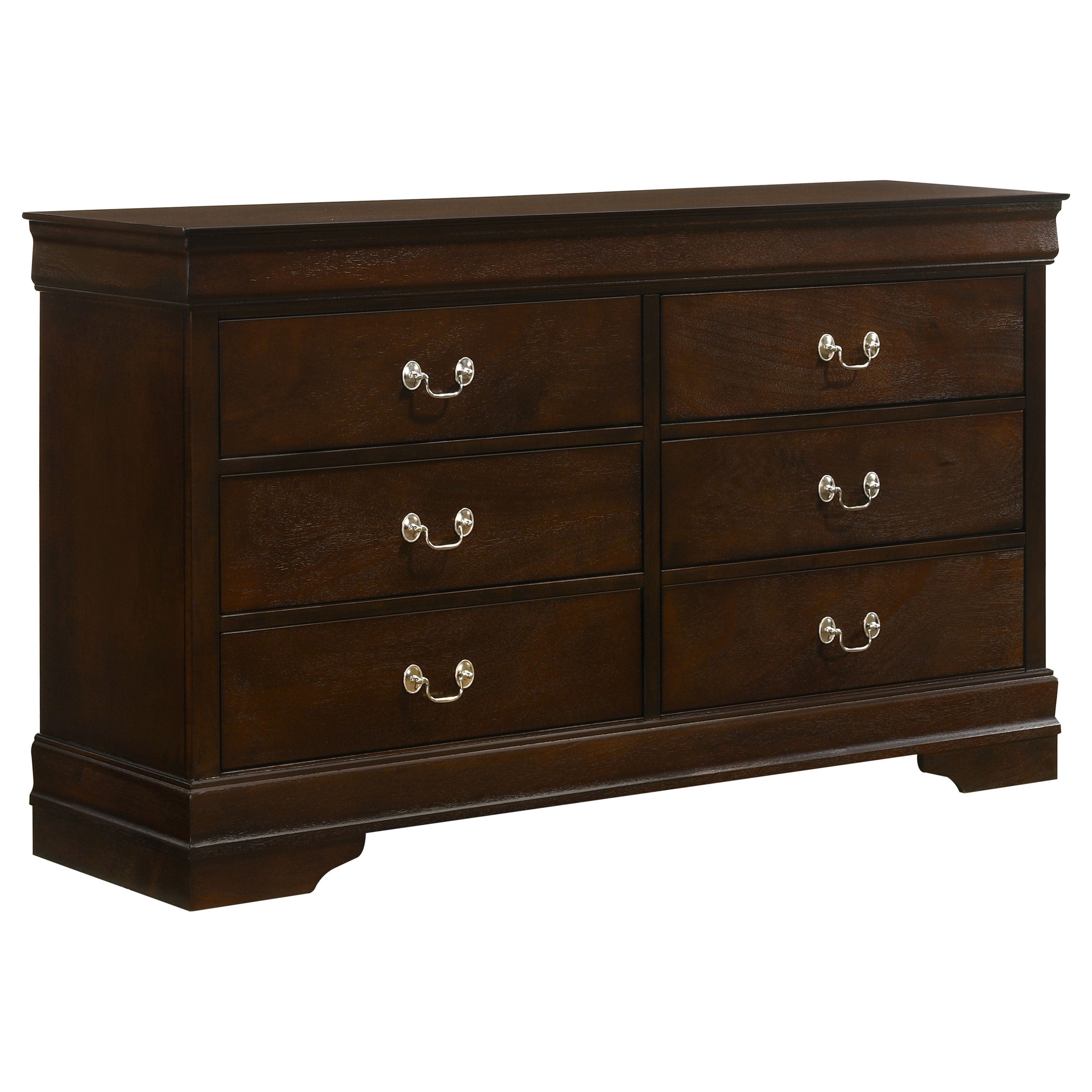 Louis Philippe Bedroom Set - Ideal Furniture (Fresno,CA)