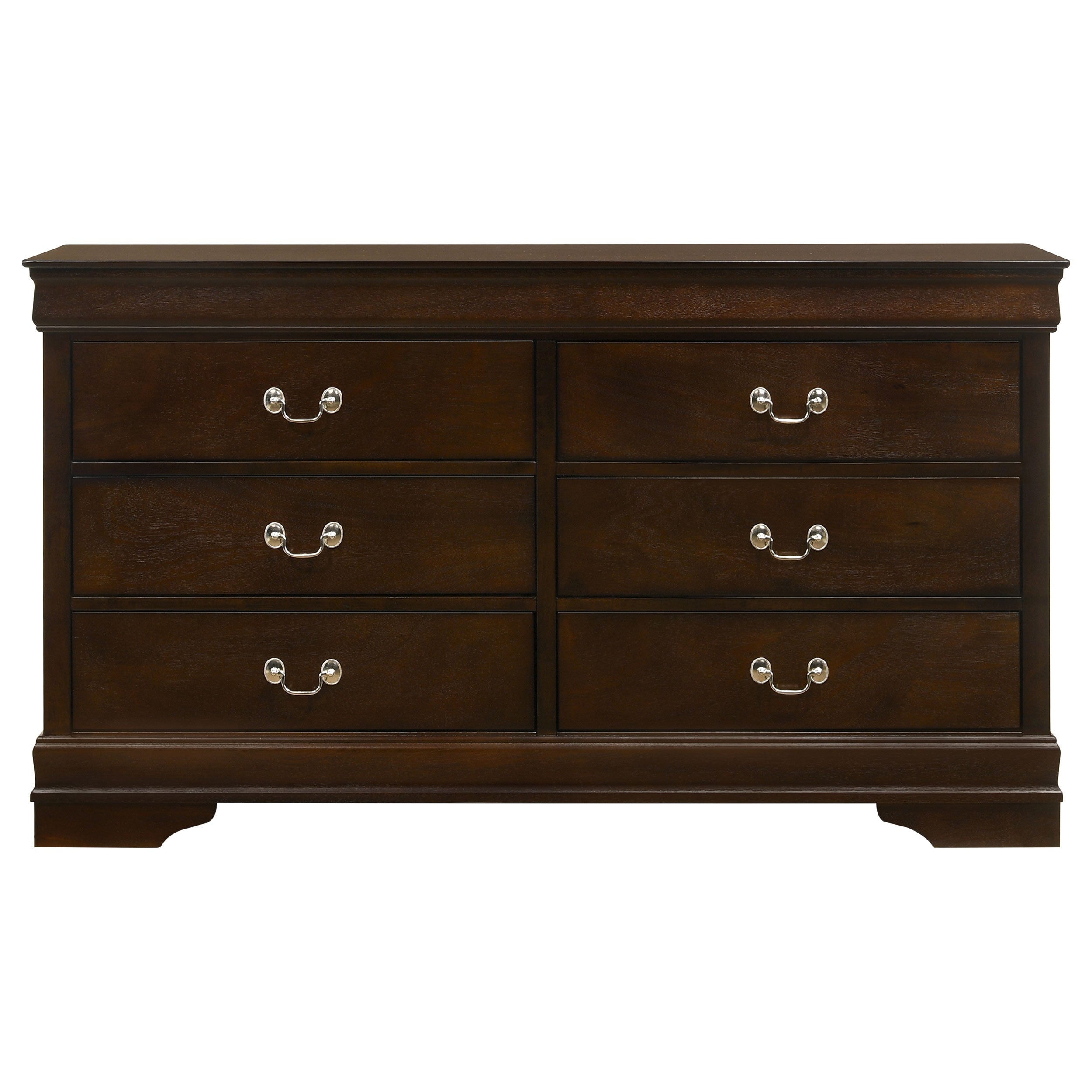 Louis Philippe Bedroom Set - Ideal Furniture (Fresno,CA)