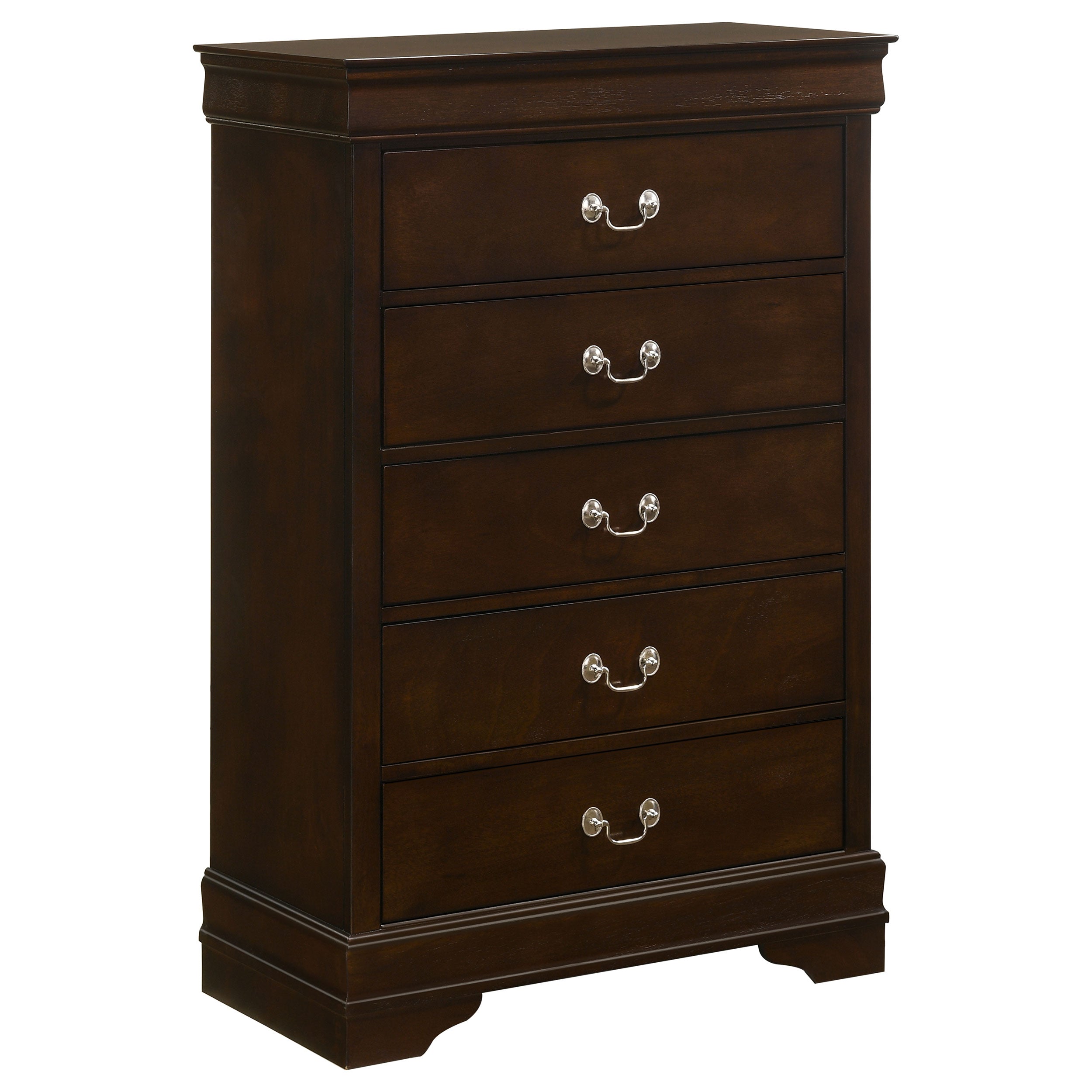 Louis Philippe Bedroom Set - Ideal Furniture (Fresno,CA)