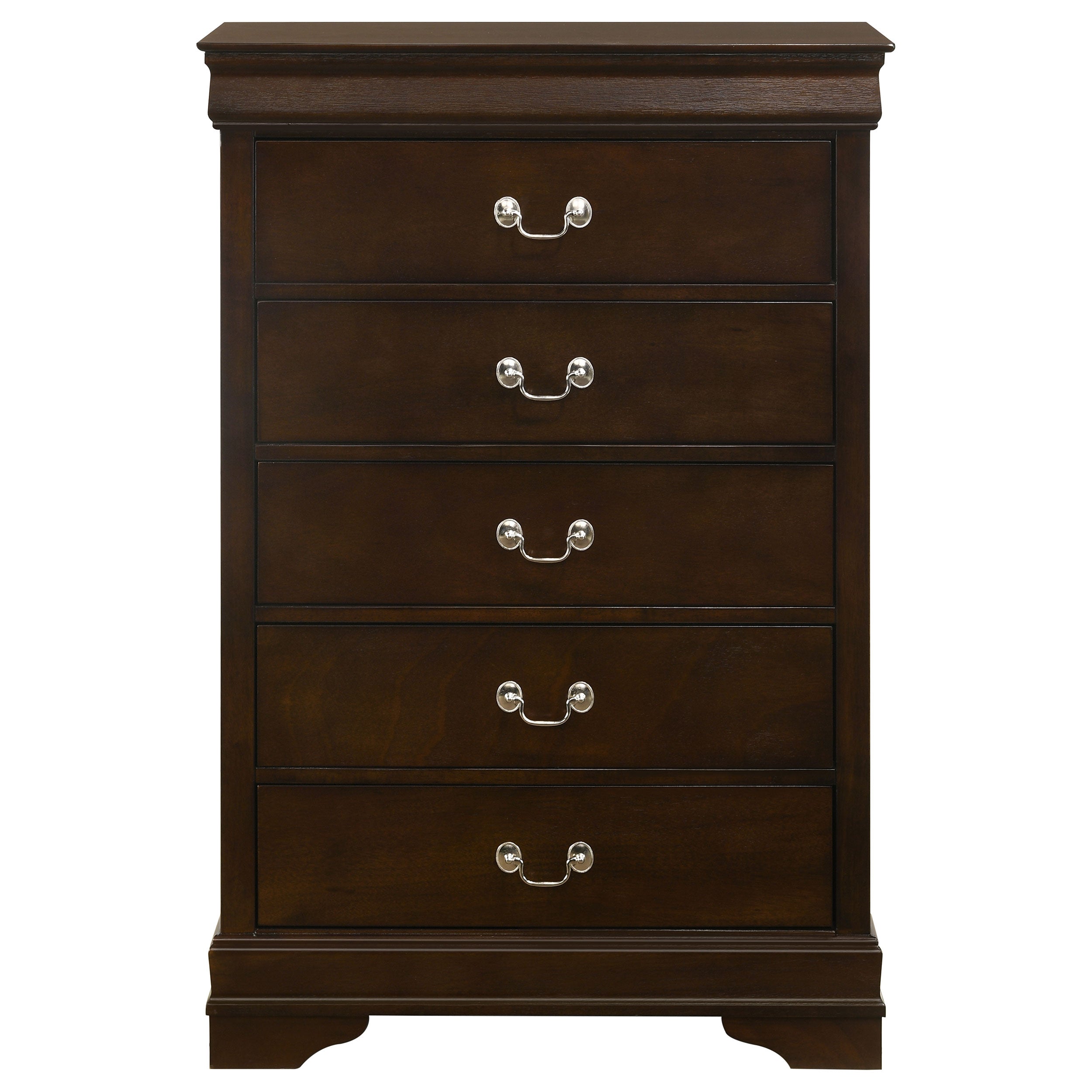Louis Philippe Bedroom Set - Ideal Furniture (Fresno,CA)