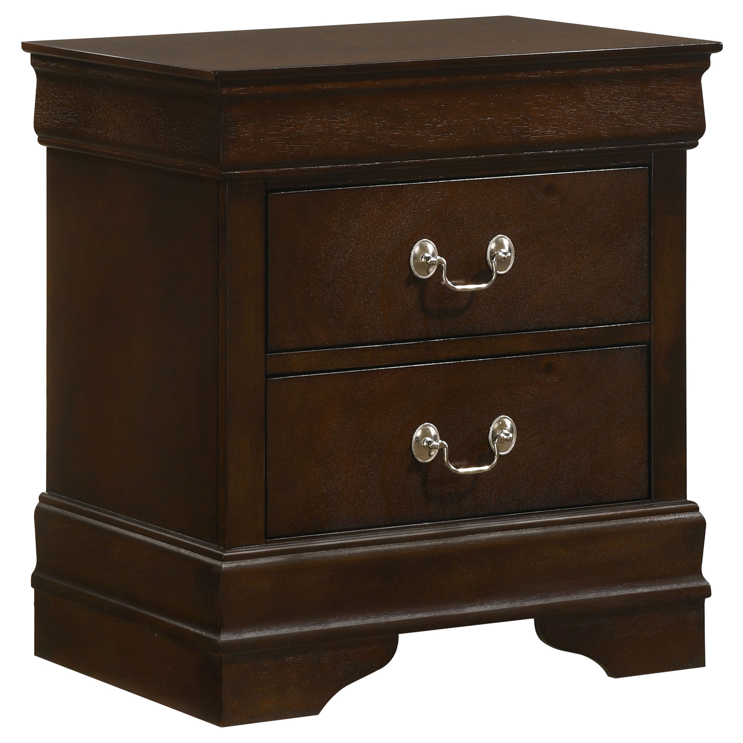 Louis Philippe Bedroom Set - Ideal Furniture (Fresno,CA)