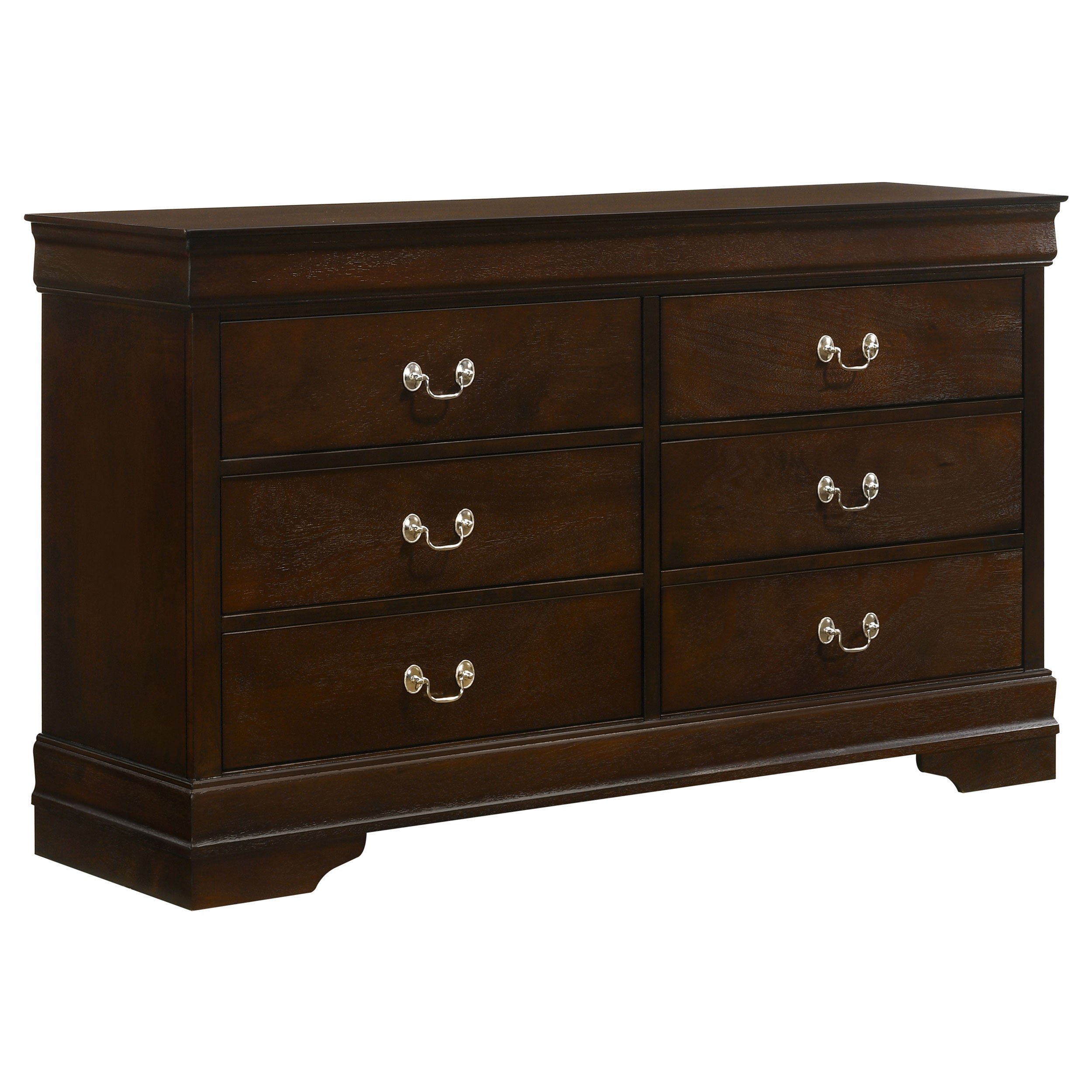 Louis Philippe Bedroom Set - Ideal Furniture (Fresno,CA)