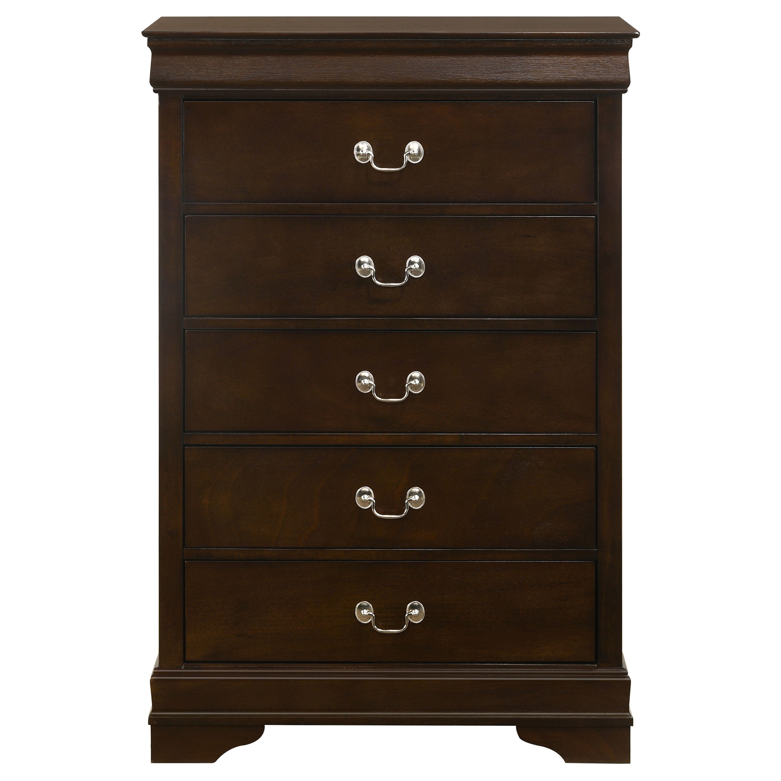 Louis Philippe Bedroom Set - Ideal Furniture (Fresno,CA)