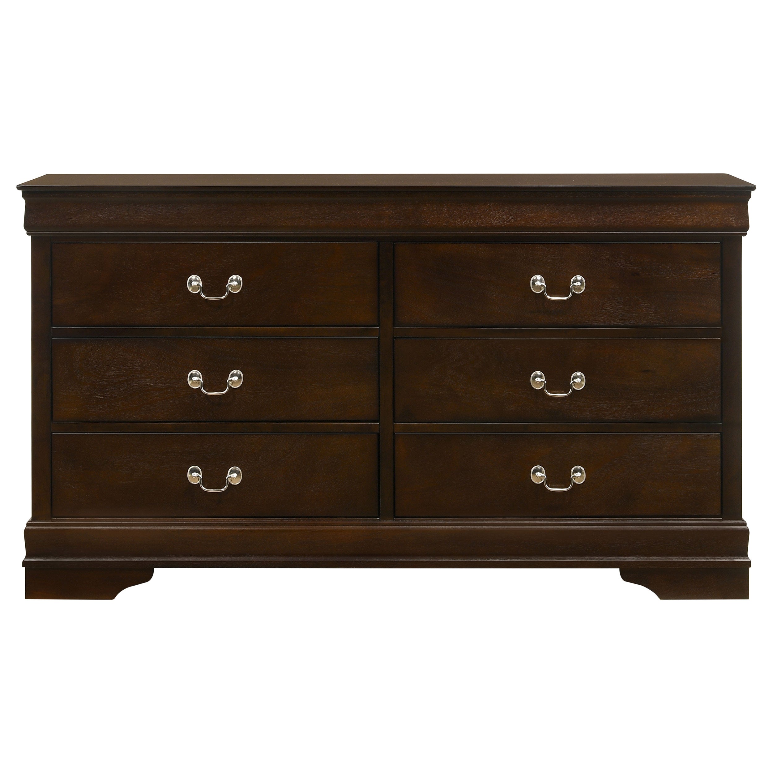 Louis Philippe Bedroom Set - Ideal Furniture (Fresno,CA)