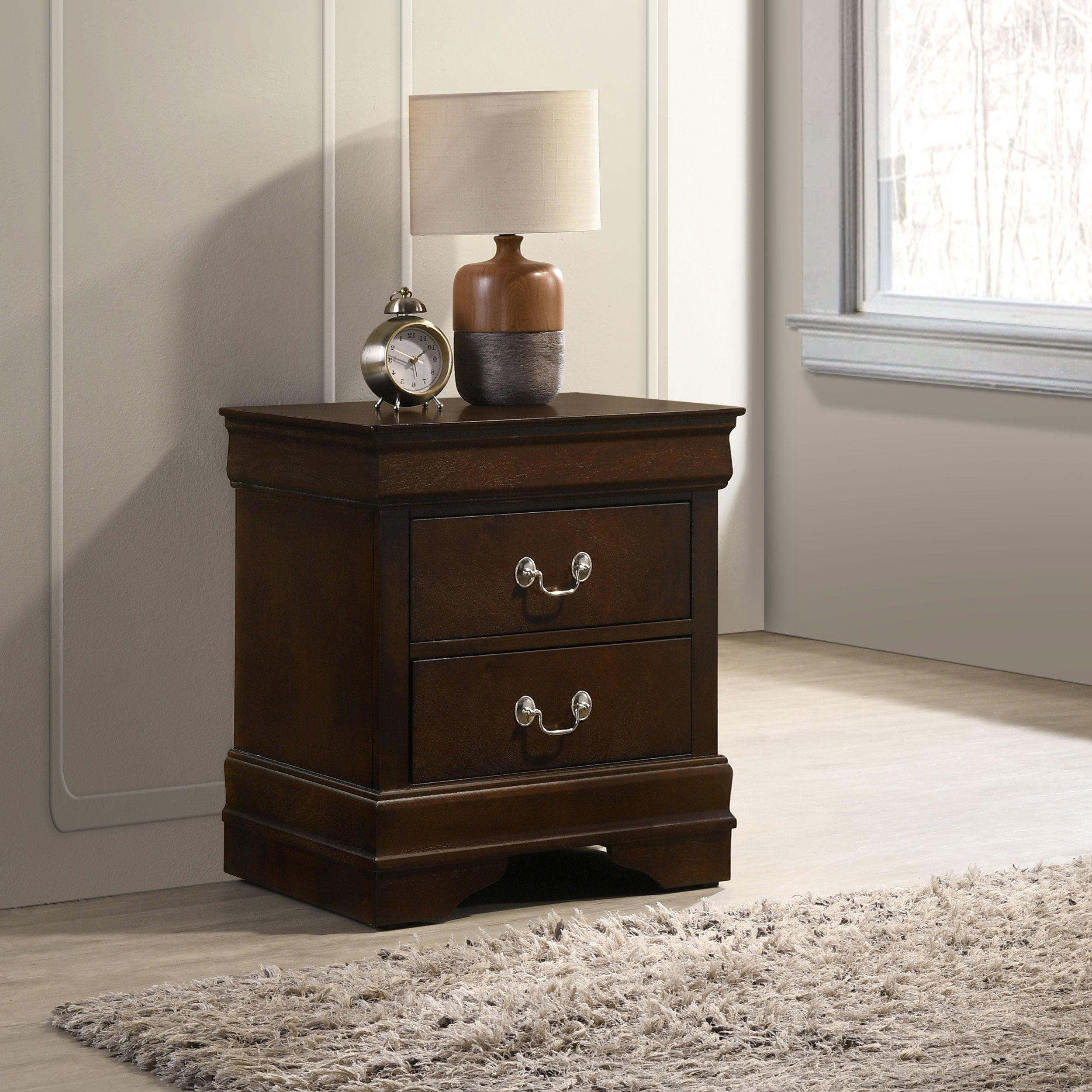 Louis Philippe Nightstand - Ideal Furniture (Fresno,CA)