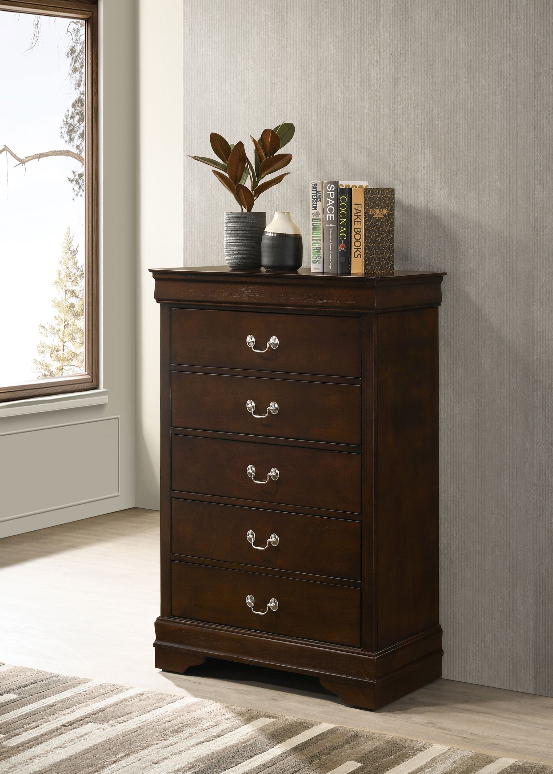 Louis Philippe Chest of Drawers - Ideal Furniture (Fresno,CA)