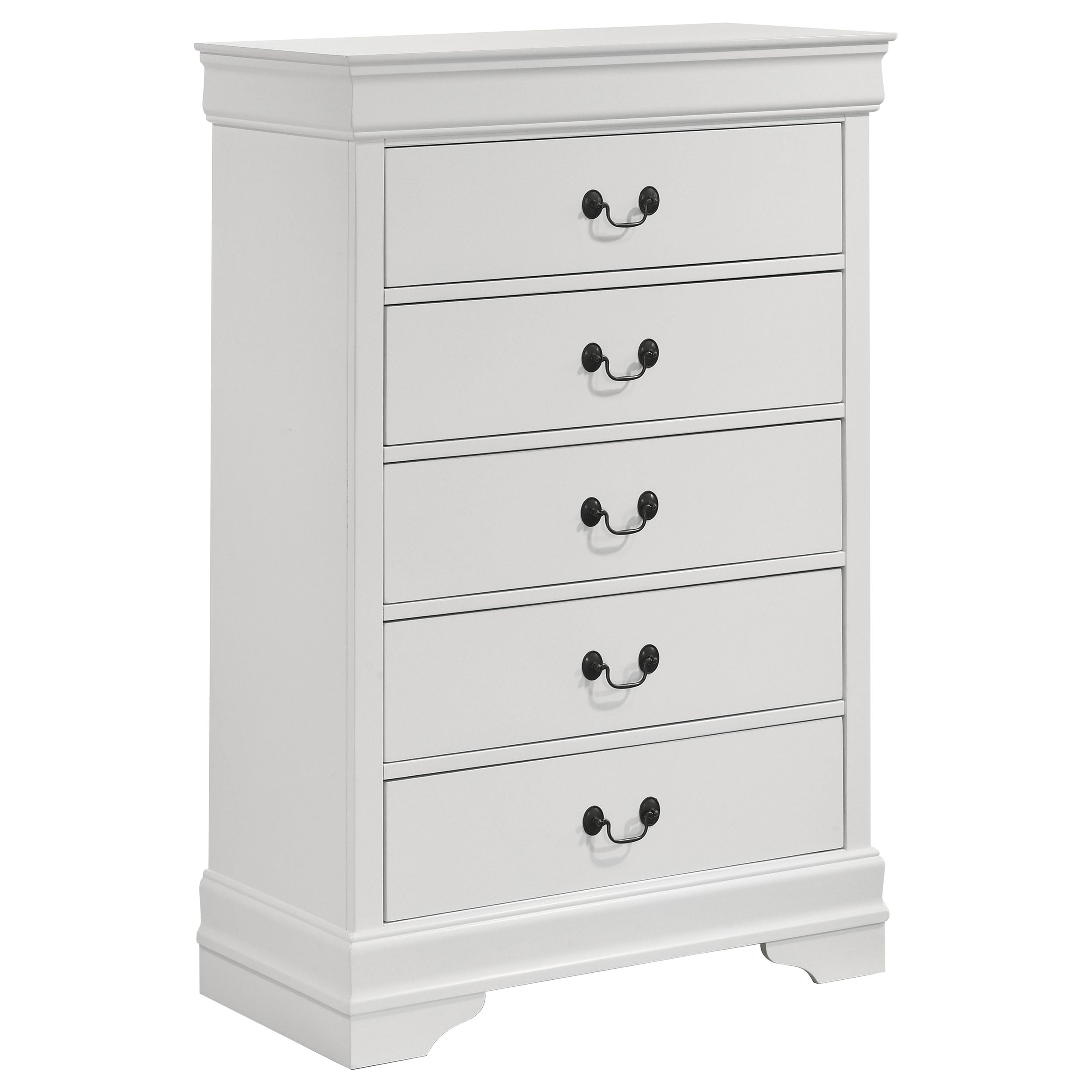 Louis Philippe Bedroom Set - Ideal Furniture (Fresno,CA)