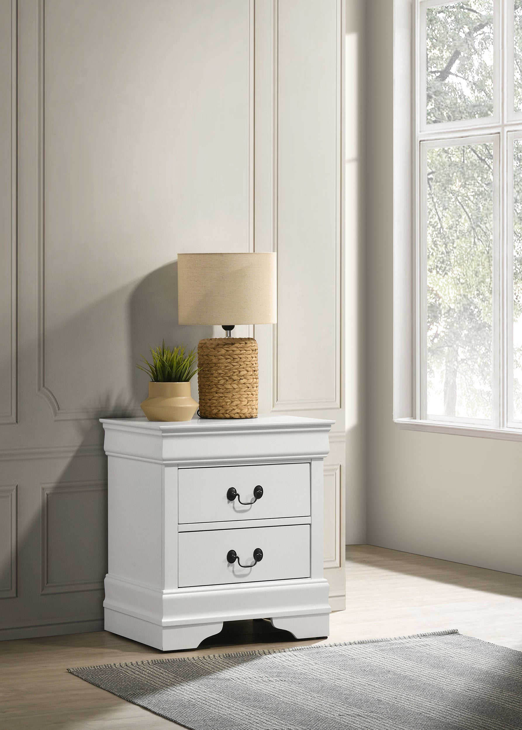 Louis Philippe Nightstand - Ideal Furniture (Fresno,CA)