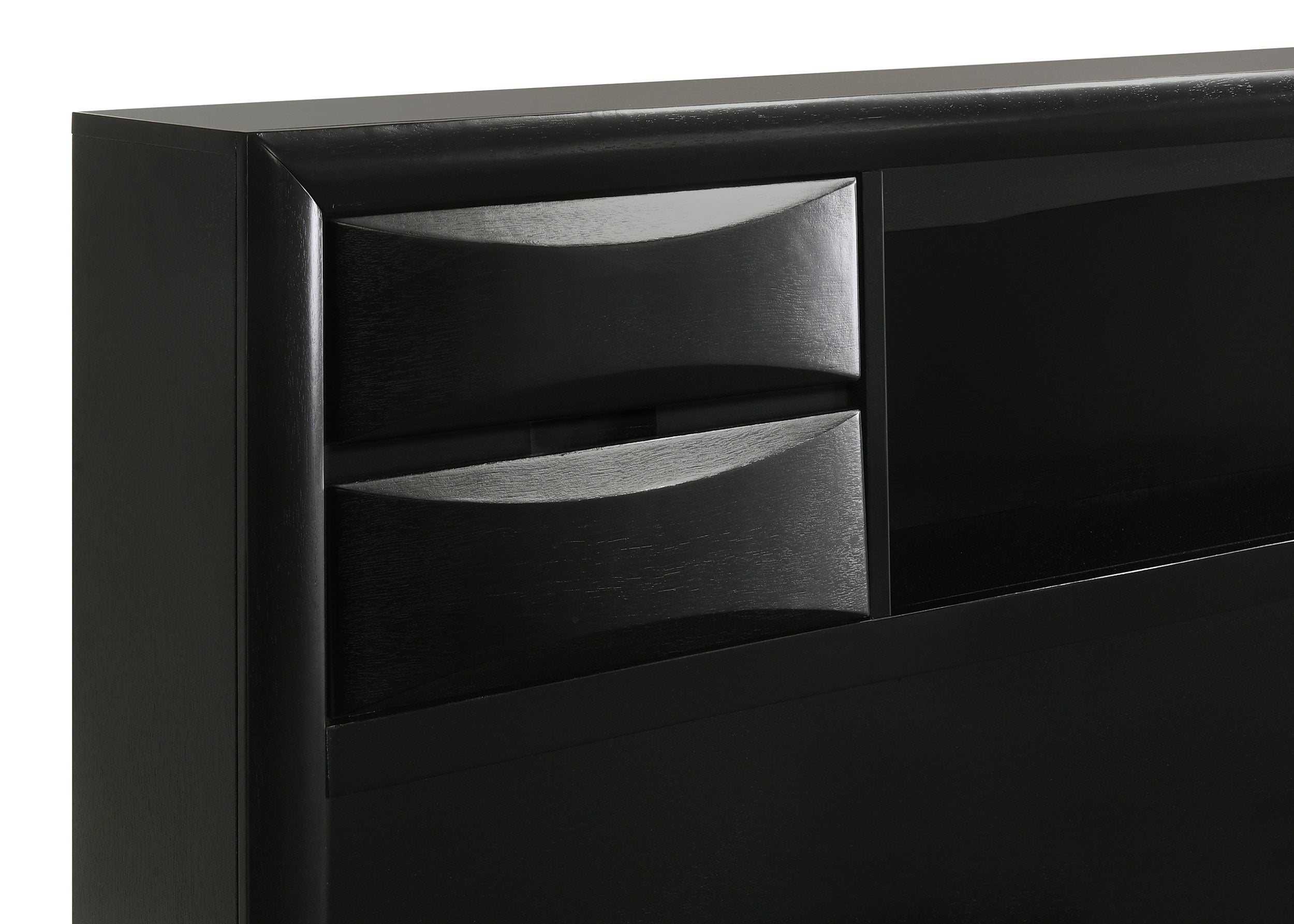 Briana Bookcase Platform Storage Bed - Ideal Furniture (Fresno,CA)