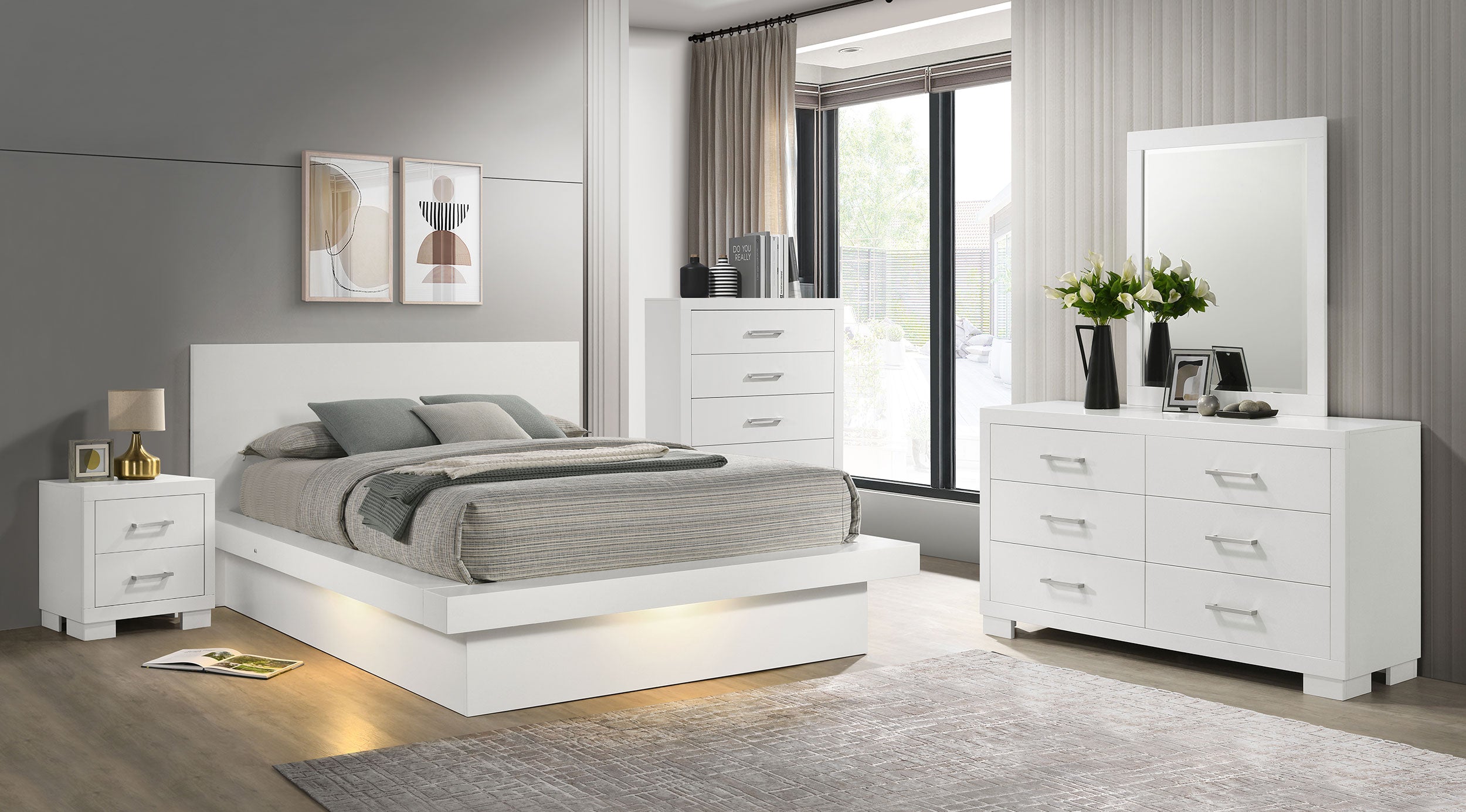 Jessica Bedroom Set - Ideal Furniture (Fresno,CA)