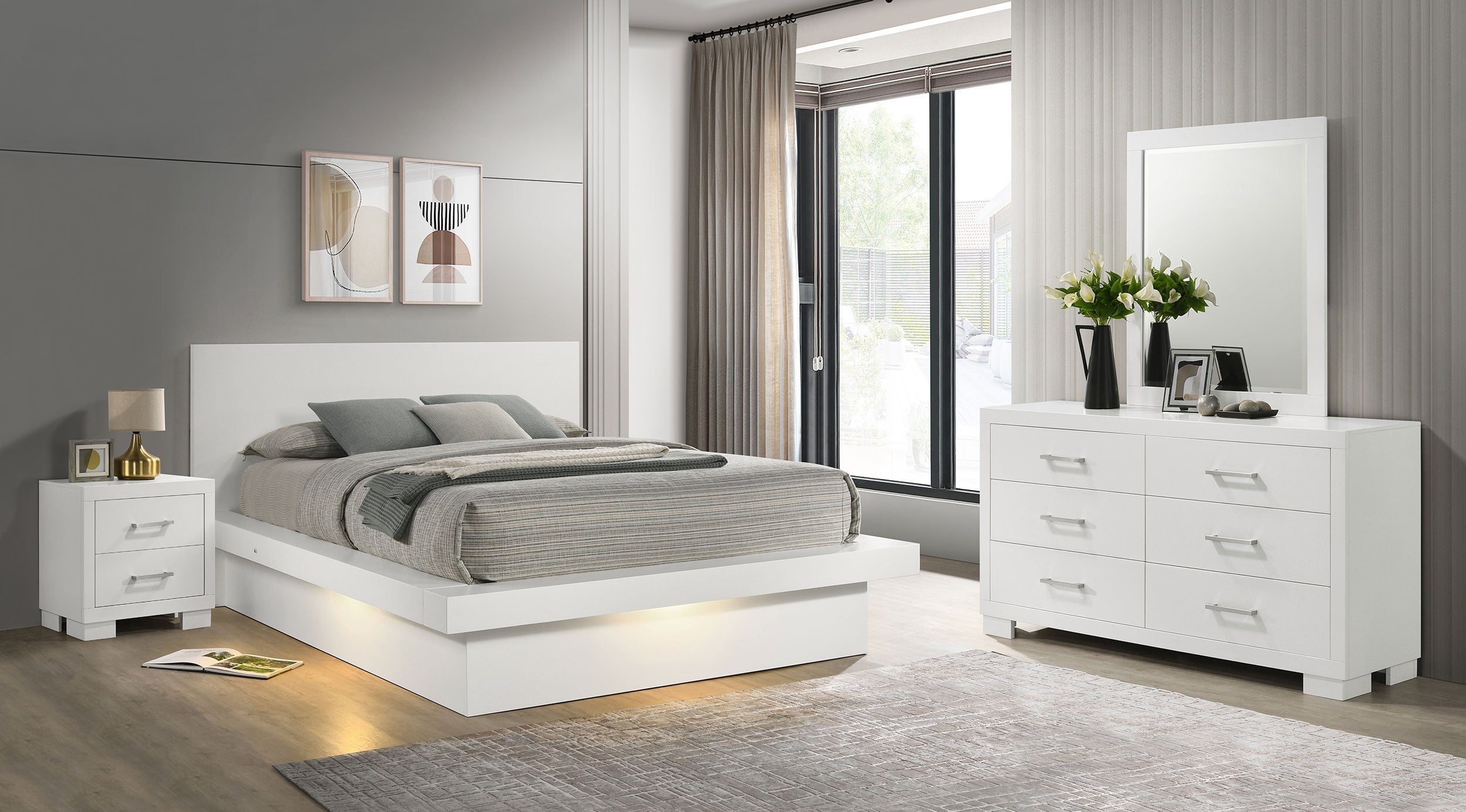 Jessica Bedroom Set - Ideal Furniture (Fresno,CA)