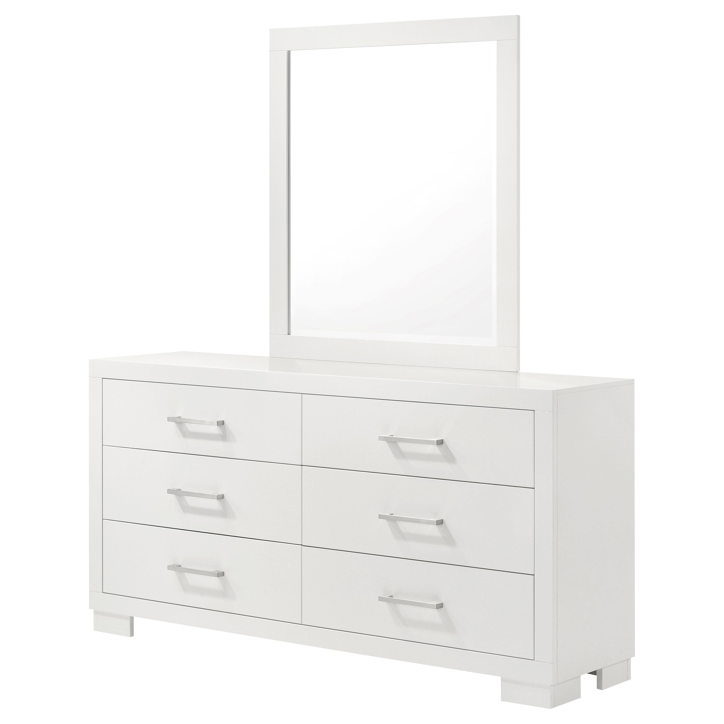 Jessica Dresser with Mirror - Ideal Furniture (Fresno,CA)