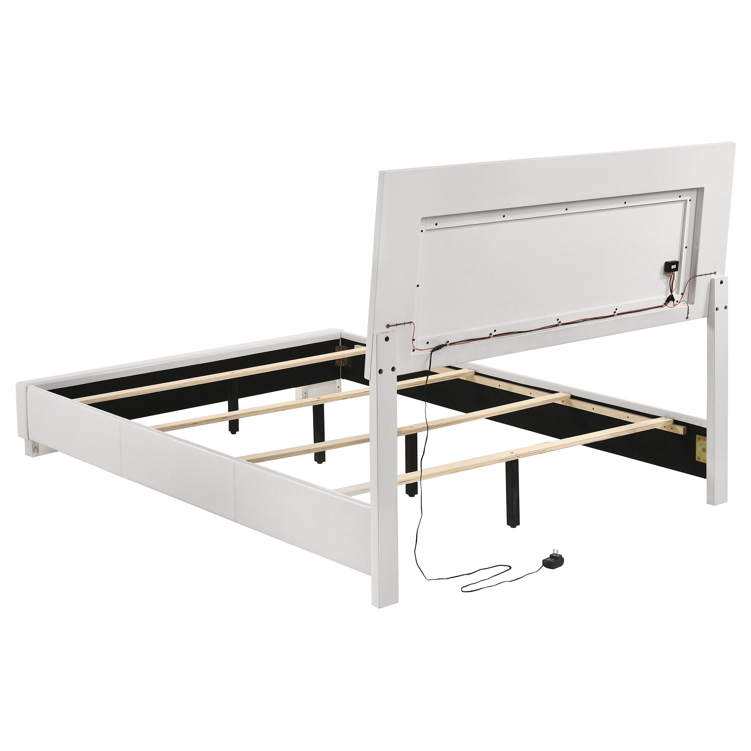Felicity Panel Bed with LED Lighting - Ideal Furniture (Fresno,CA)