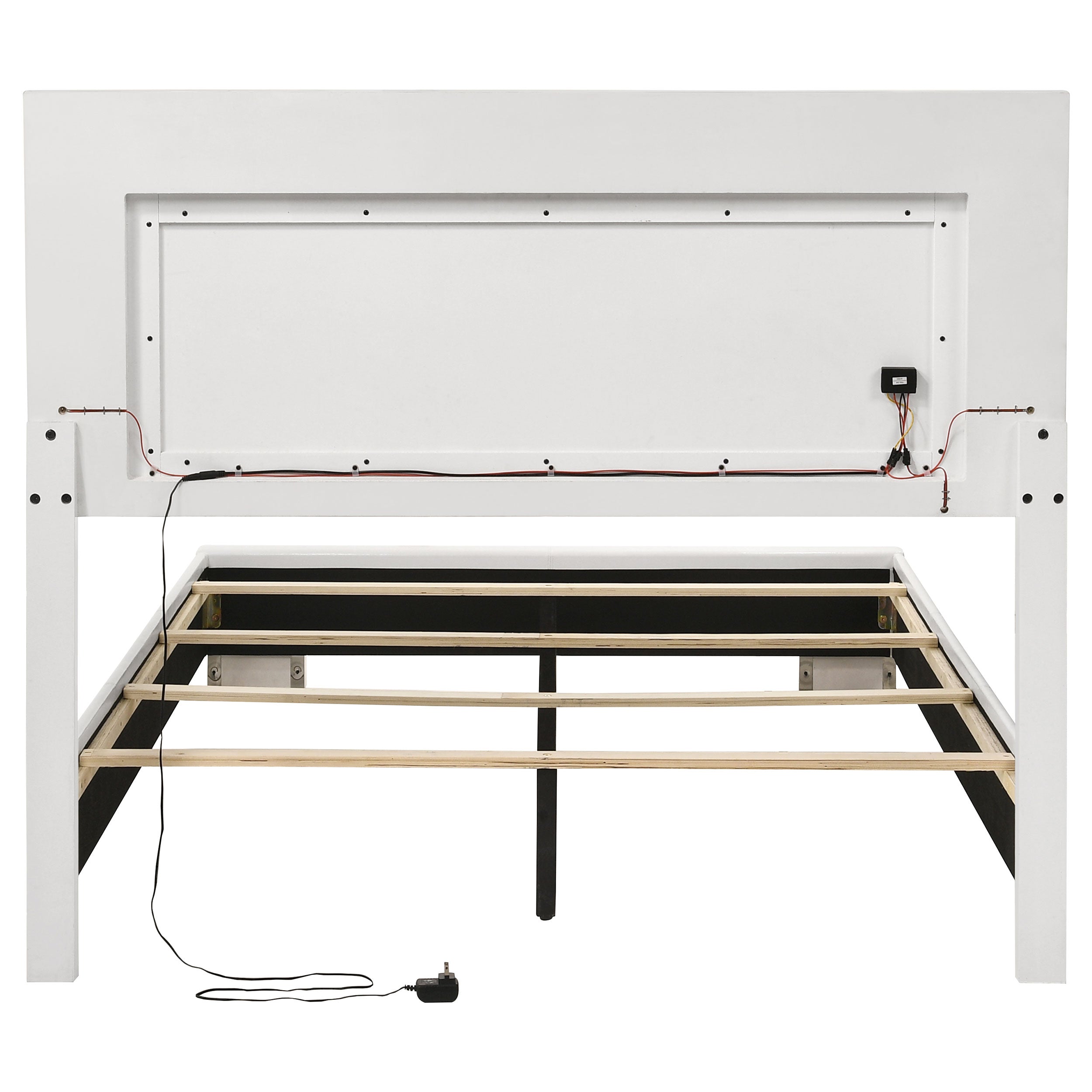 Felicity Panel Bed with LED Lighting - Ideal Furniture (Fresno,CA)
