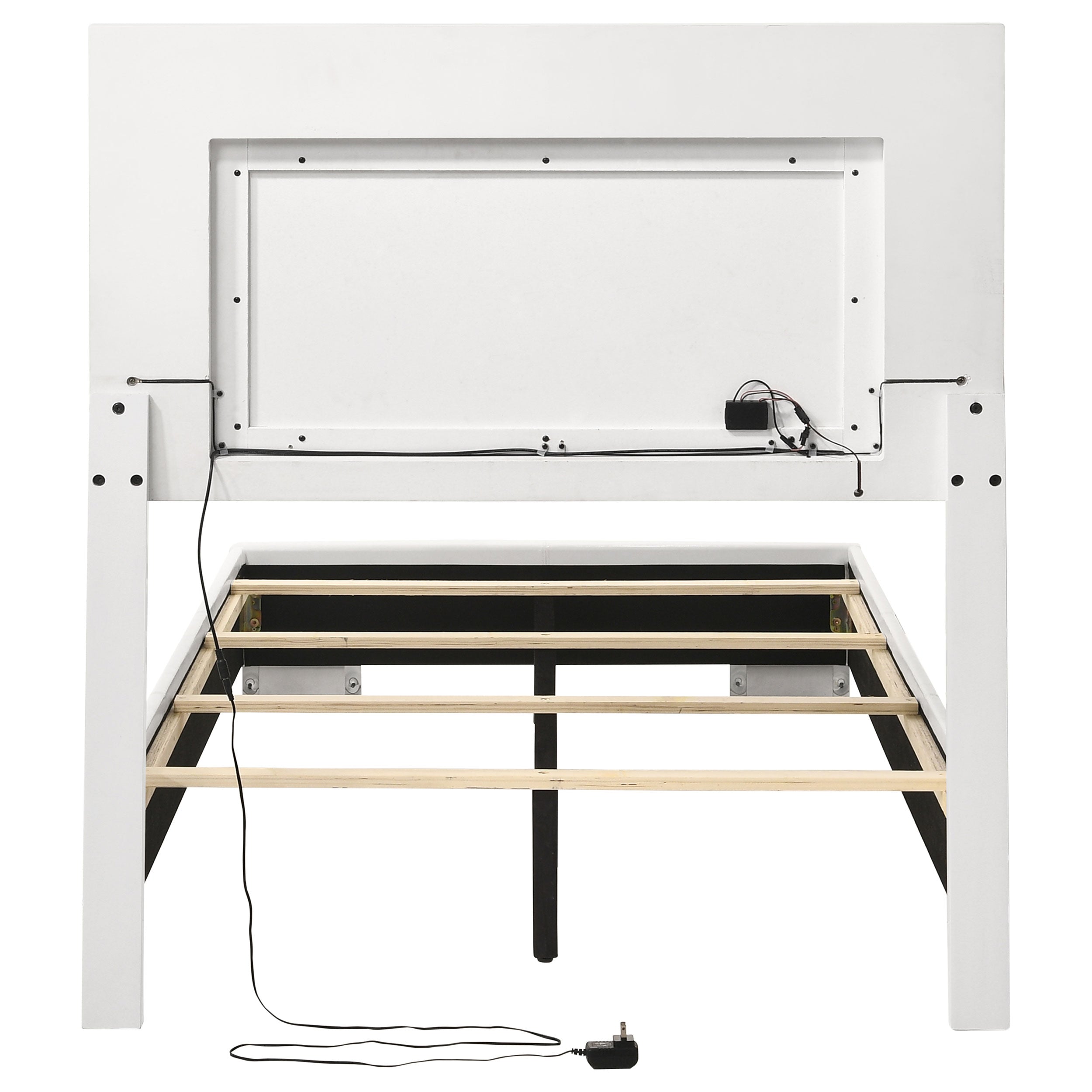 Felicity Panel Bed with LED Lighting - Ideal Furniture (Fresno,CA)